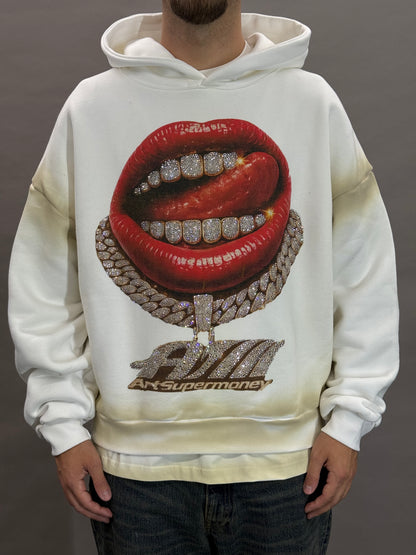 Hoodie Grillz White