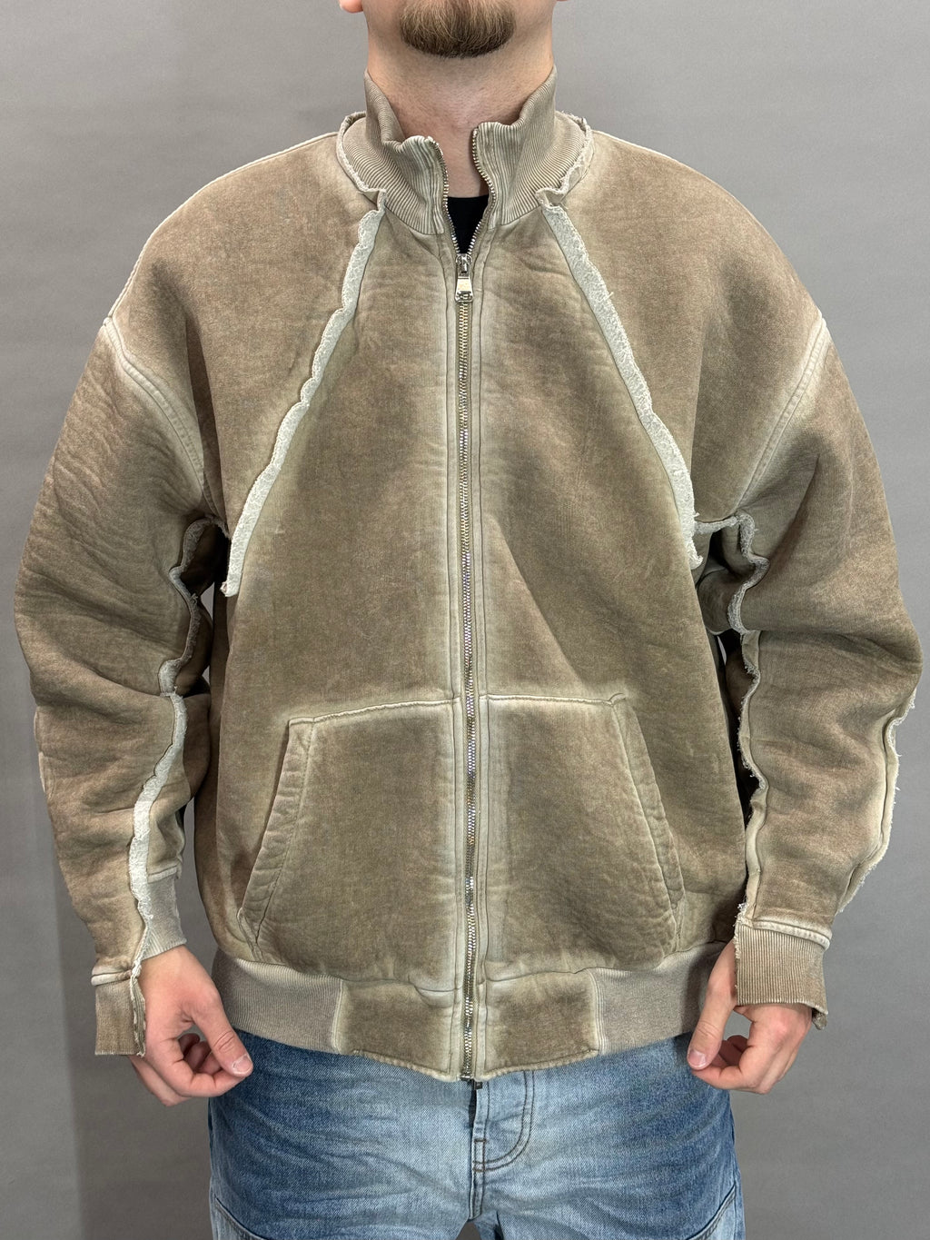Washed Sweatshirt Beige