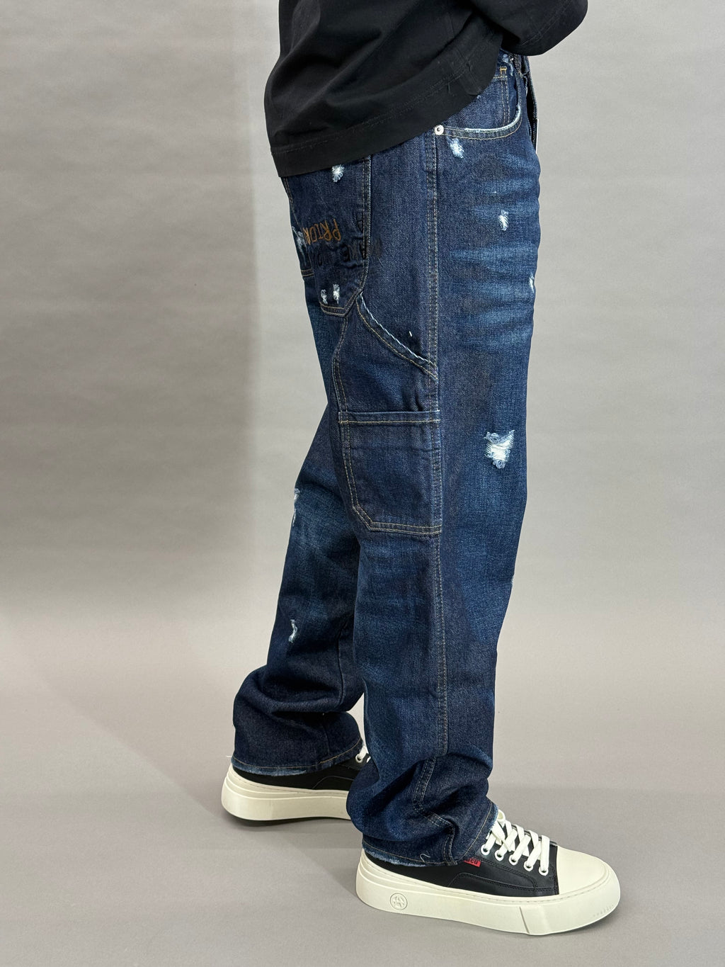 Baggy Work Dirty Blue Priority