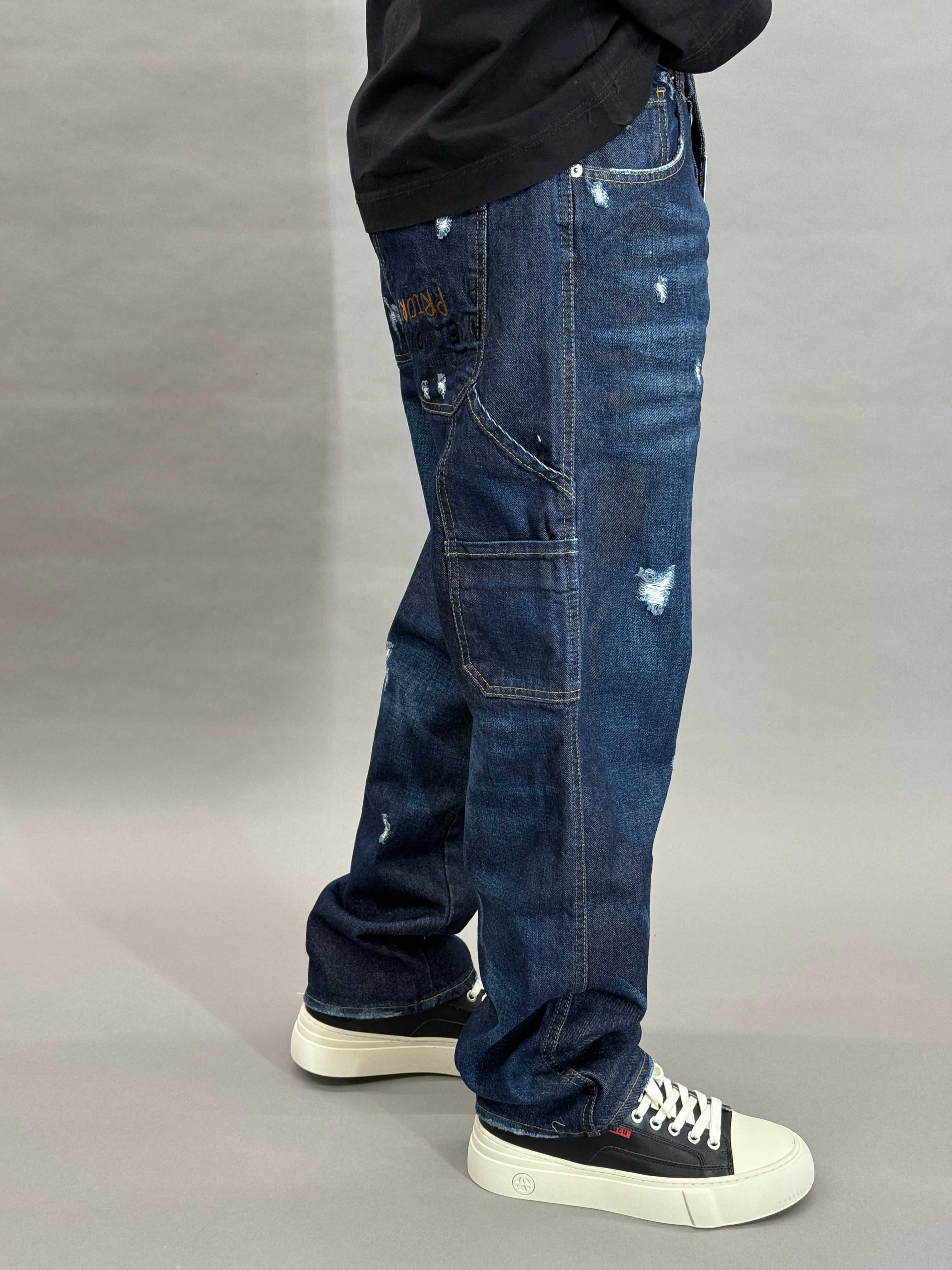 Baggy Work Dirty Blue Priority