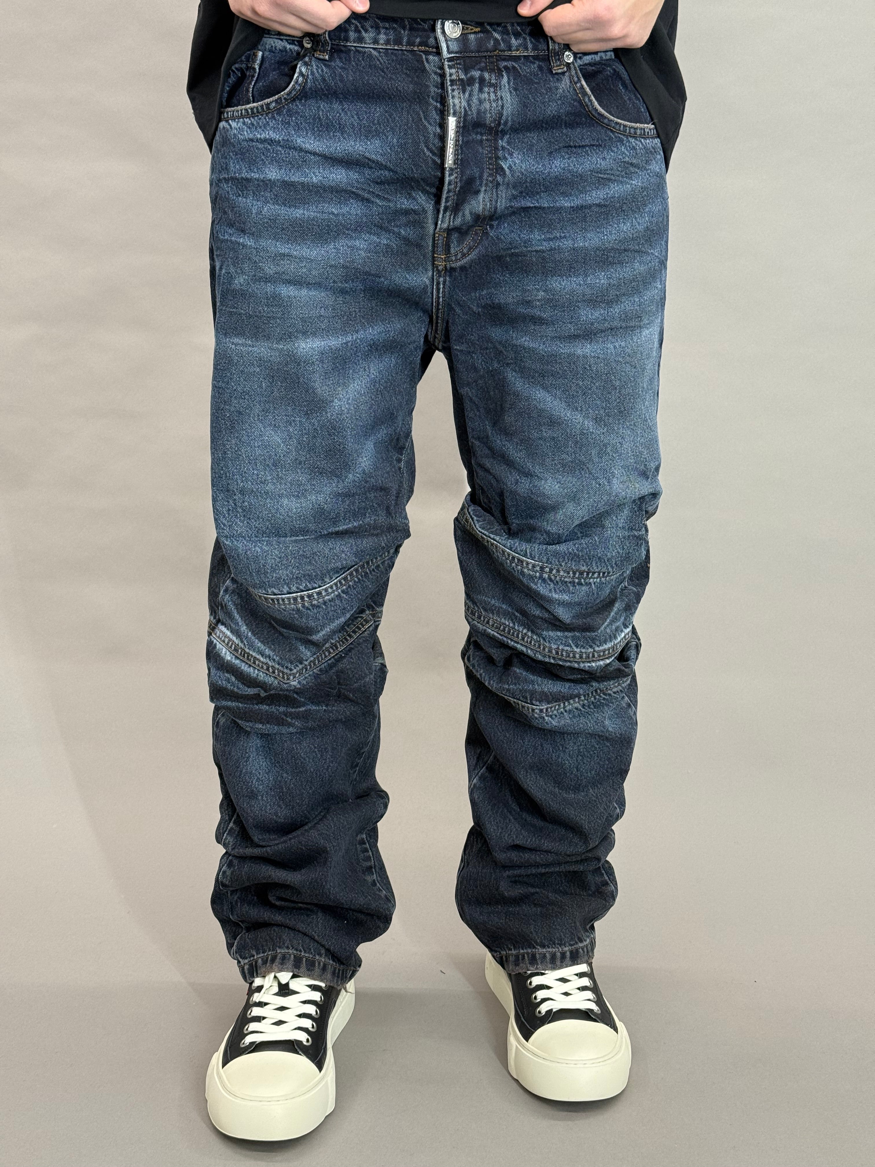 Knee Processing Blue Baggy