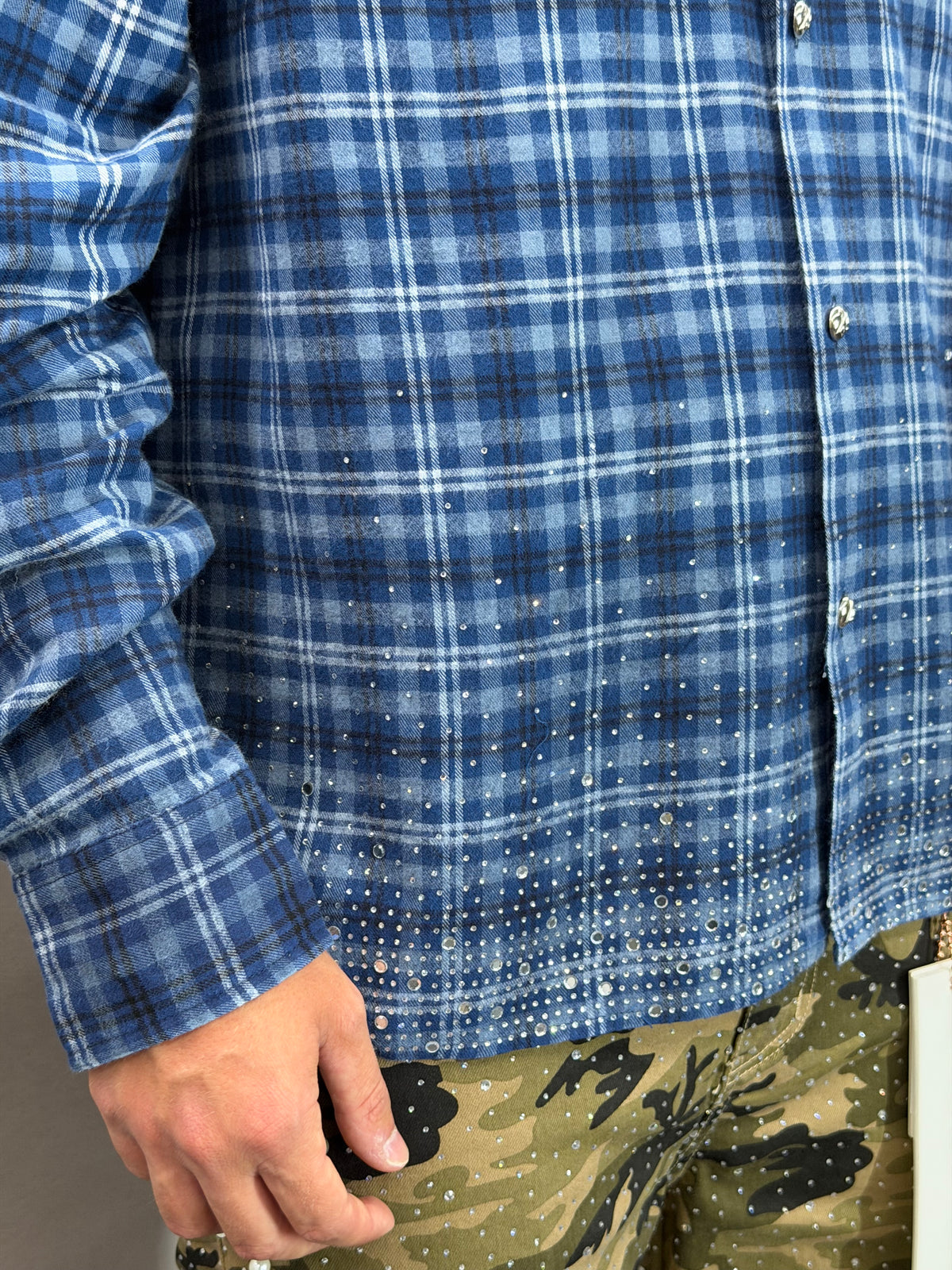 Flannel Blue Paper