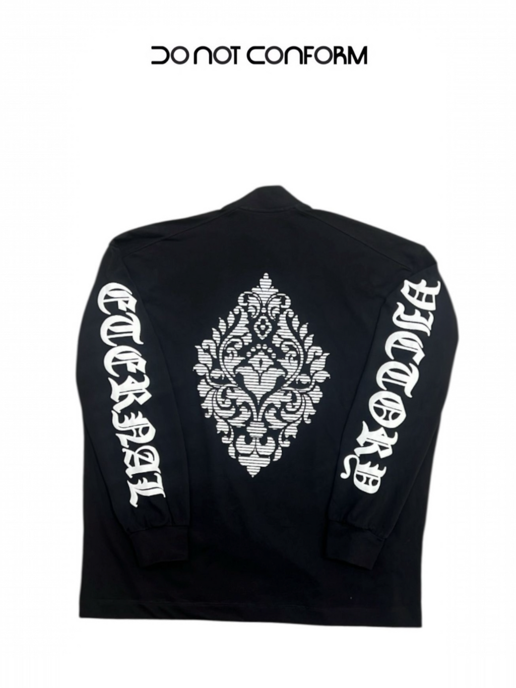 Long Sleeve Print All Sides Black