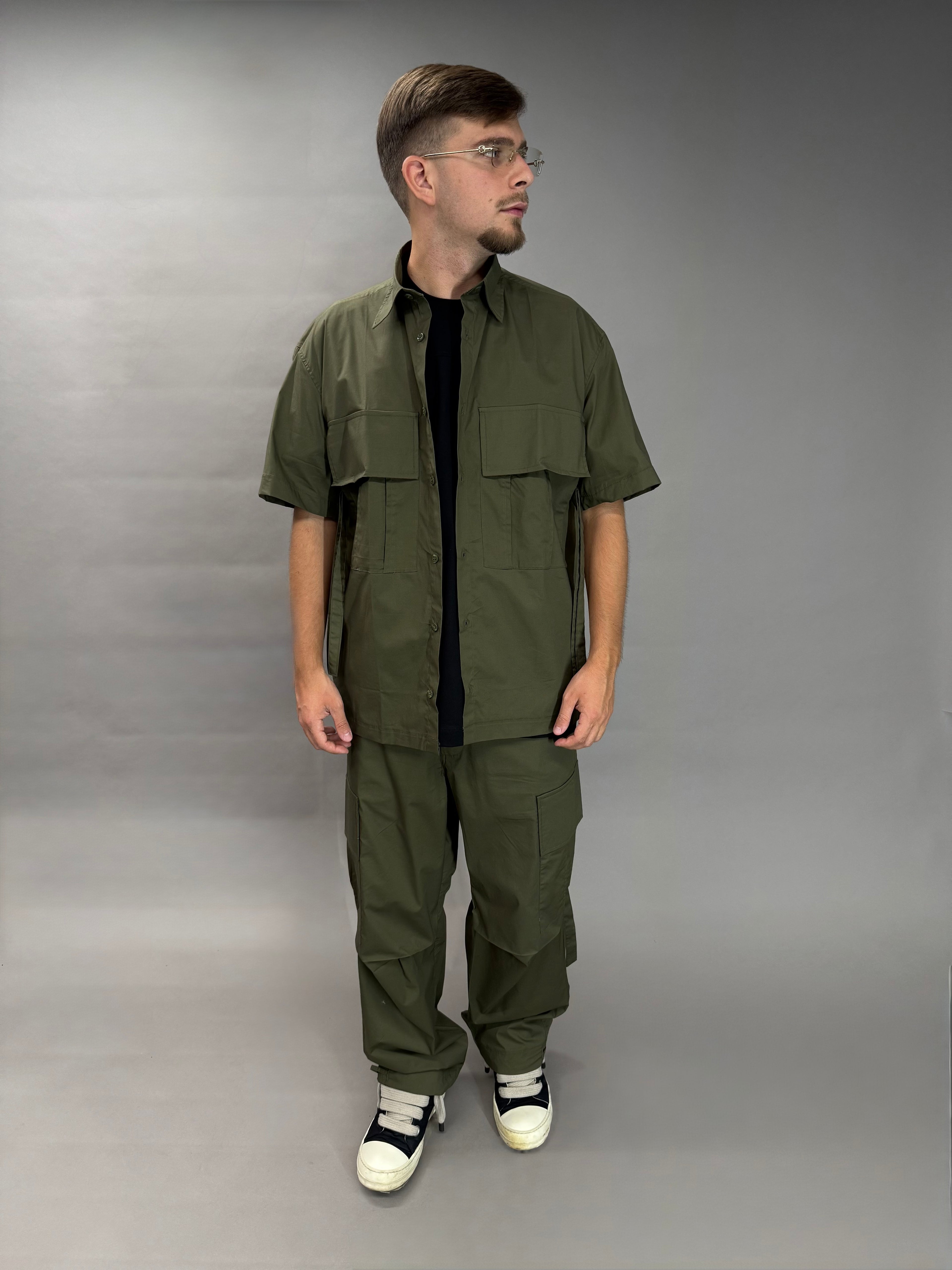 Double Pocket Cargo Green