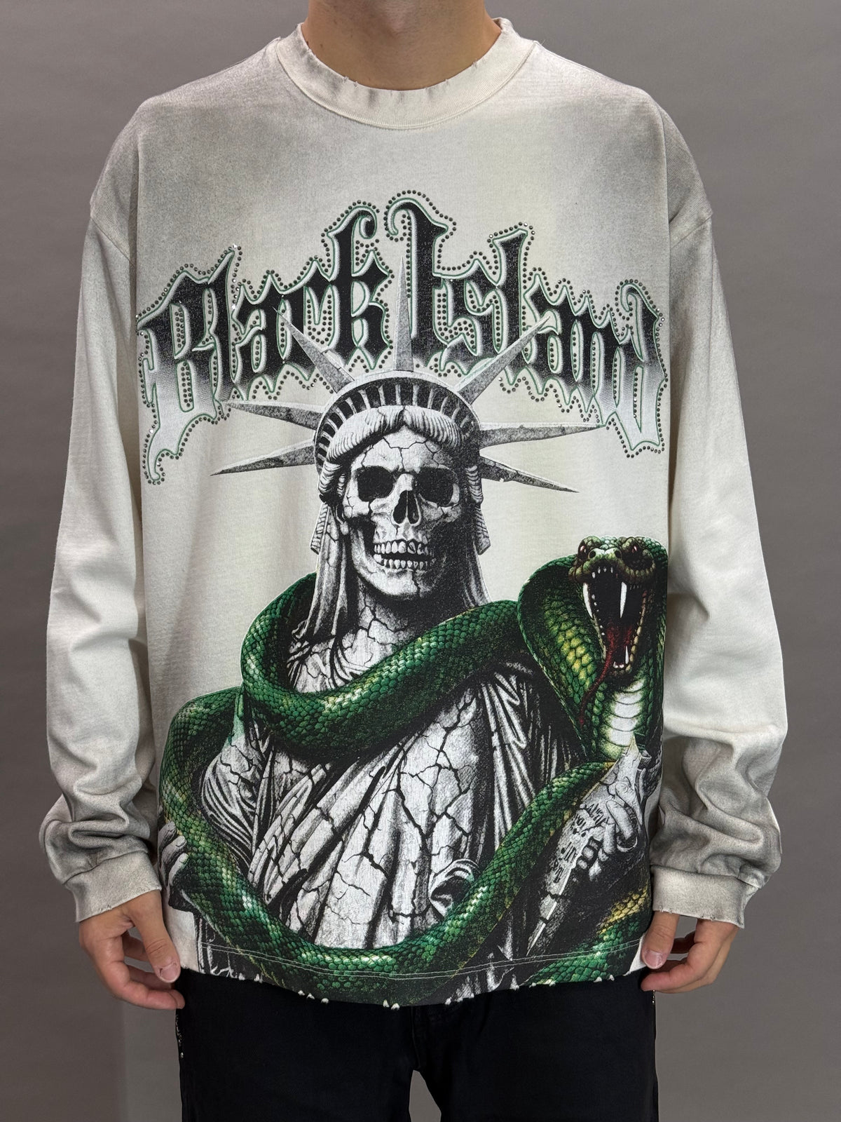 Liberty Skull White LS BI