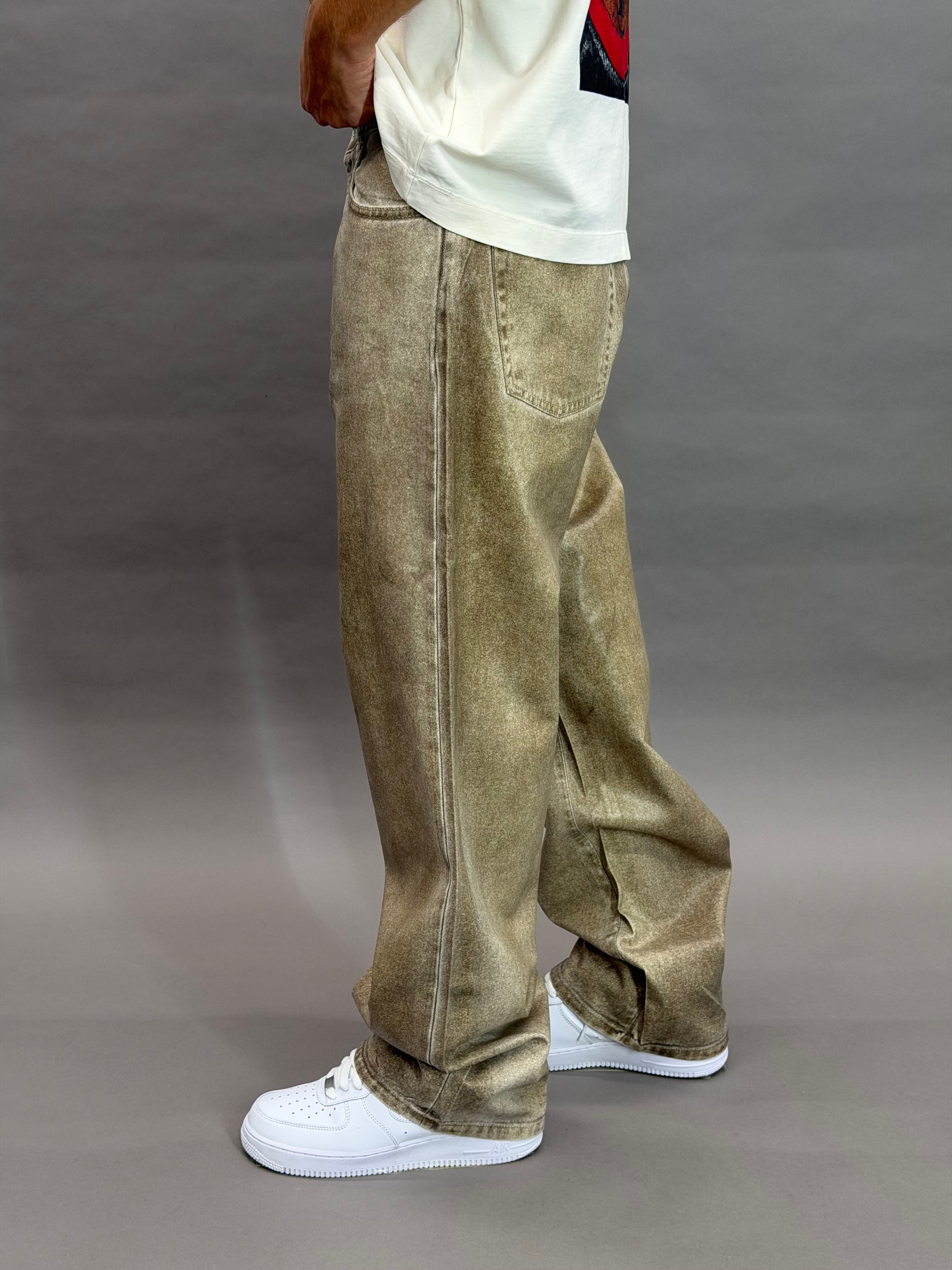 Baggy Beige Leather