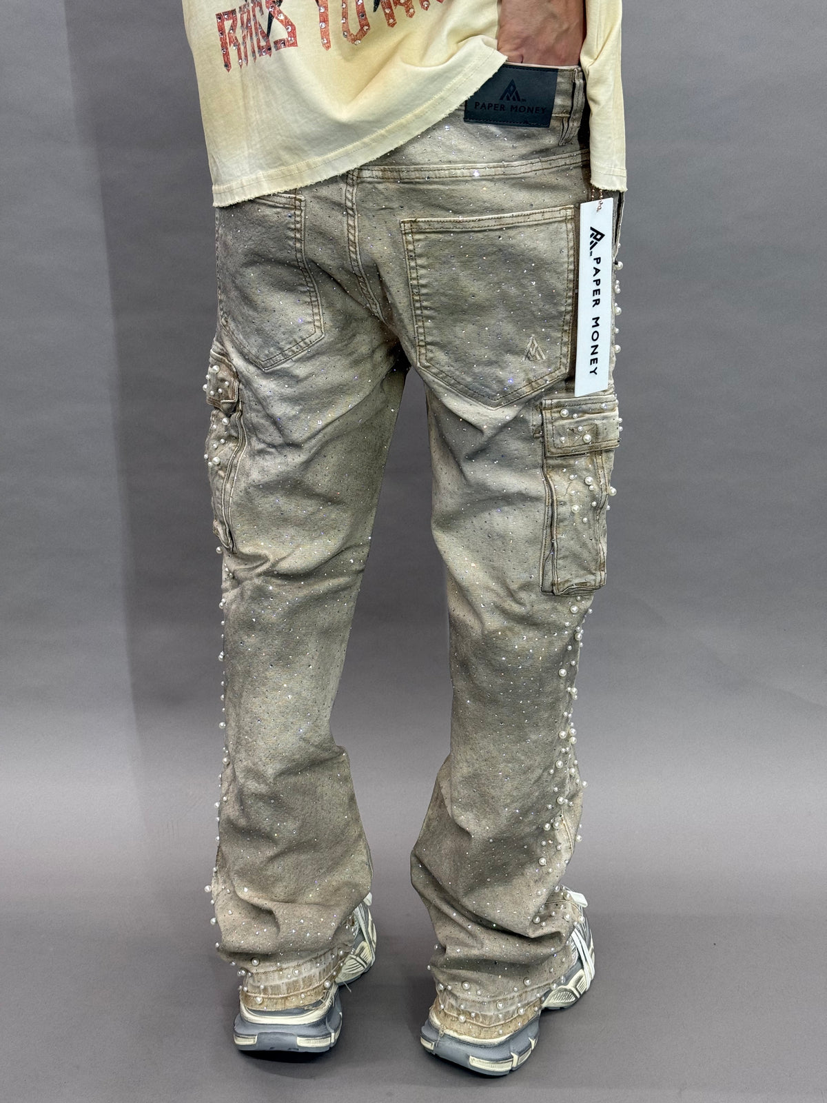 Pearl Crystal Cargo Tan Paper