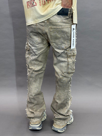 Pearl Crystal Cargo Tan Paper