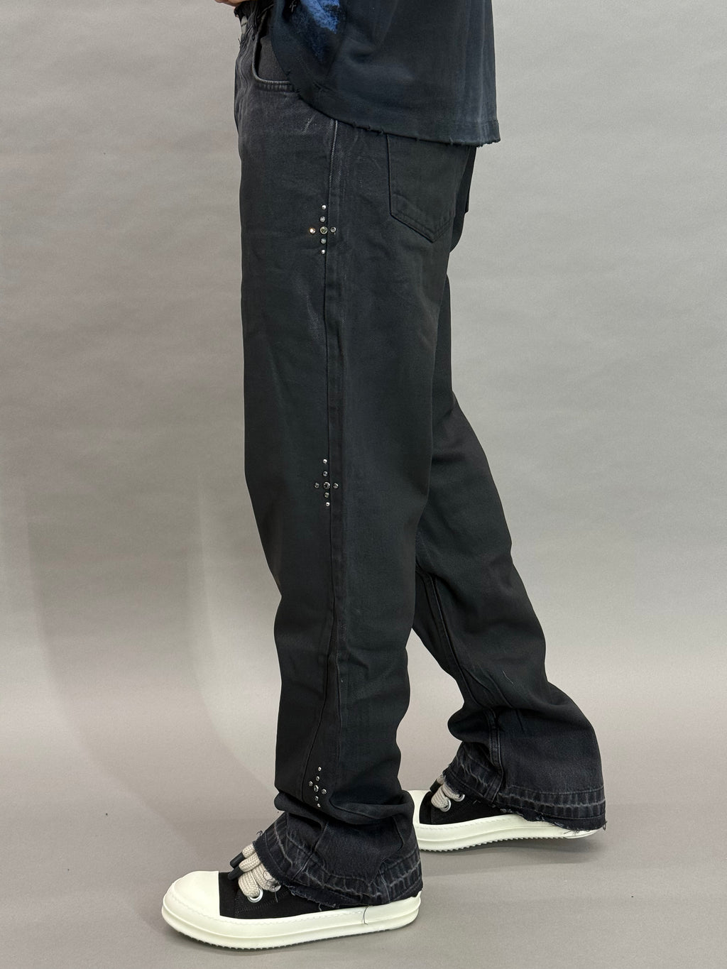 Wide Leg Black Baggy