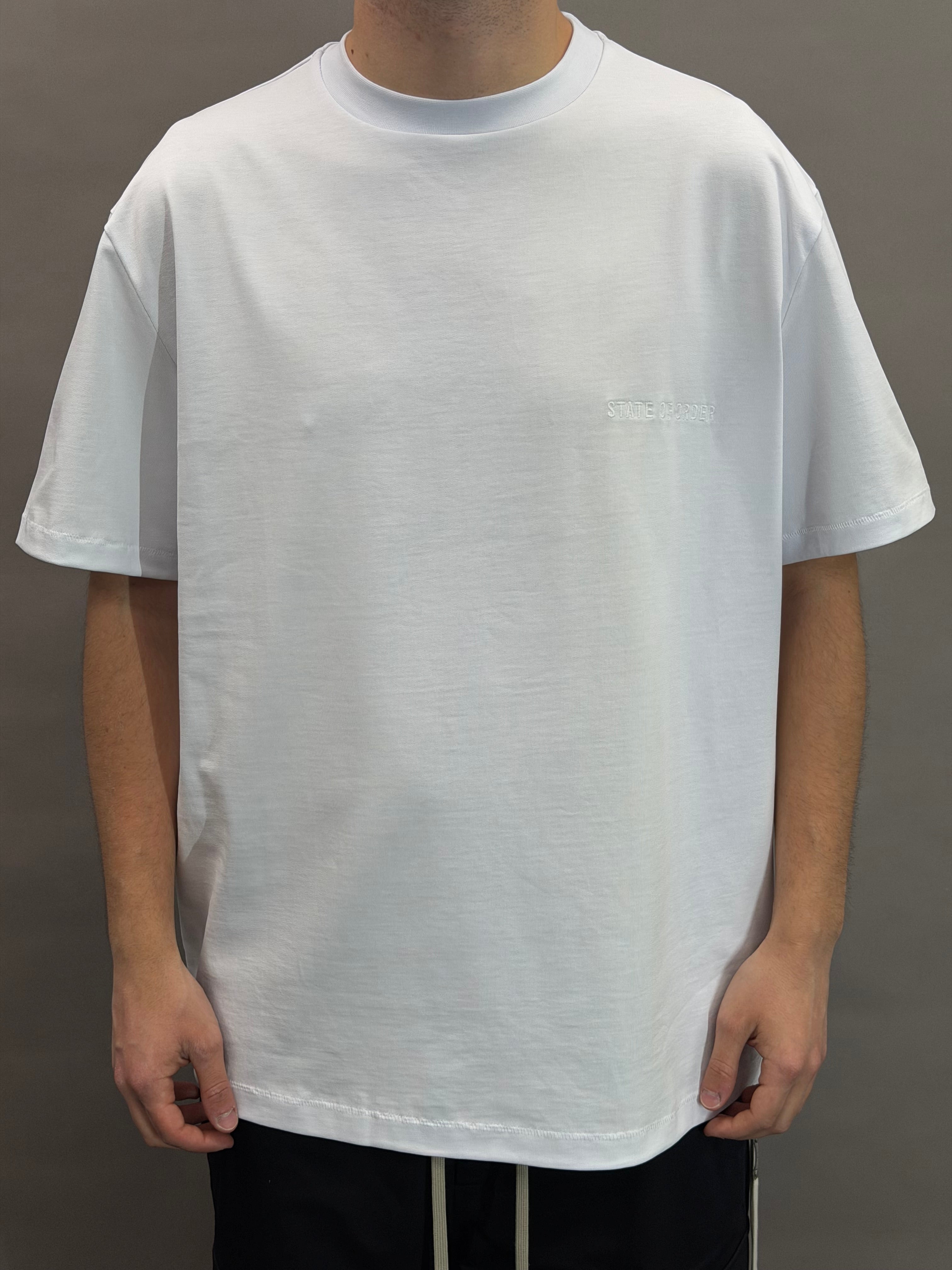 State Embroidery White