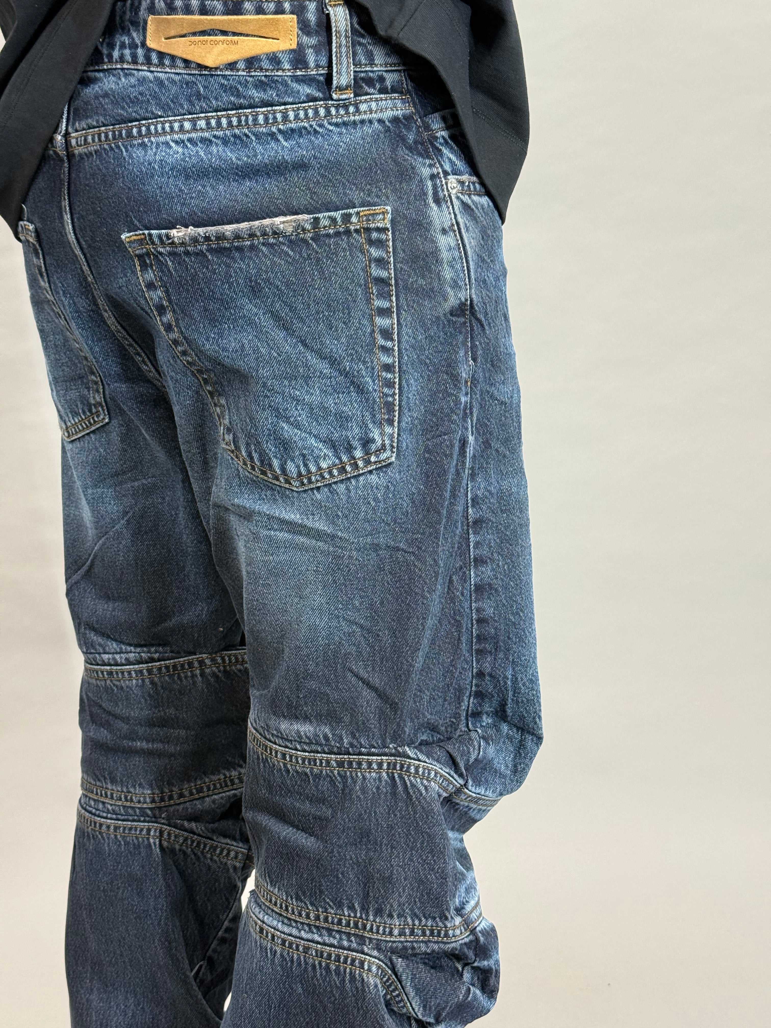 Knee Processing Blue Baggy