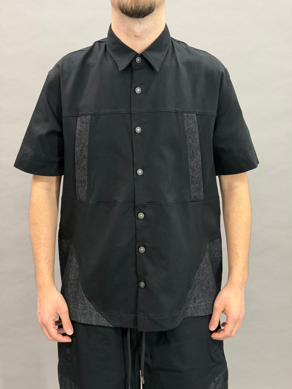 Coord Double Jeans Black