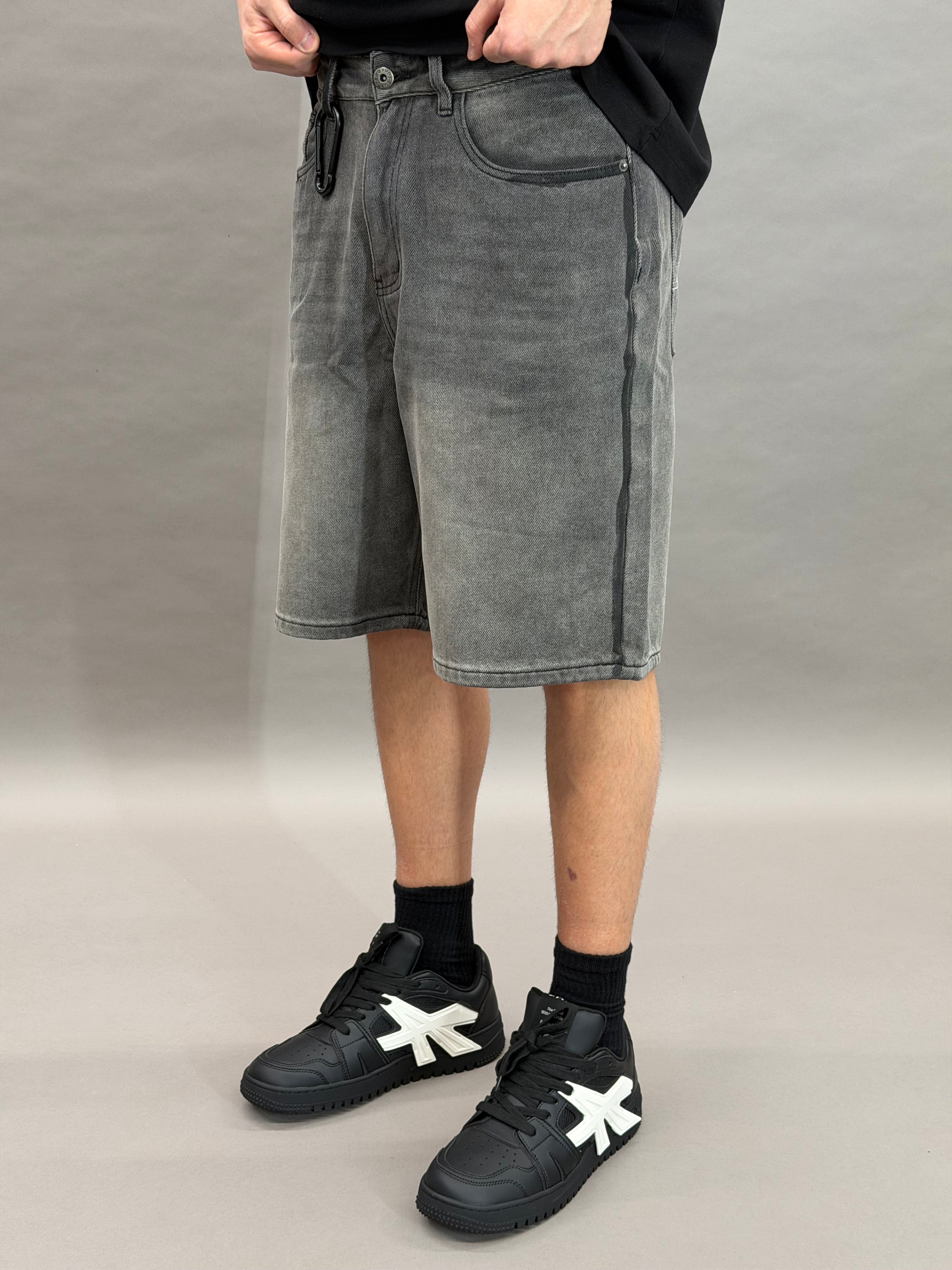 Grey Black Short