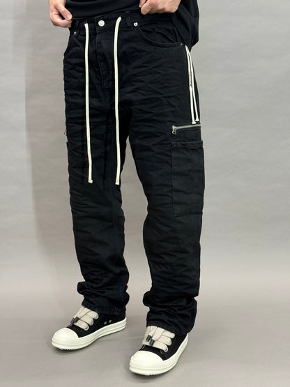 Denim Pocket Black