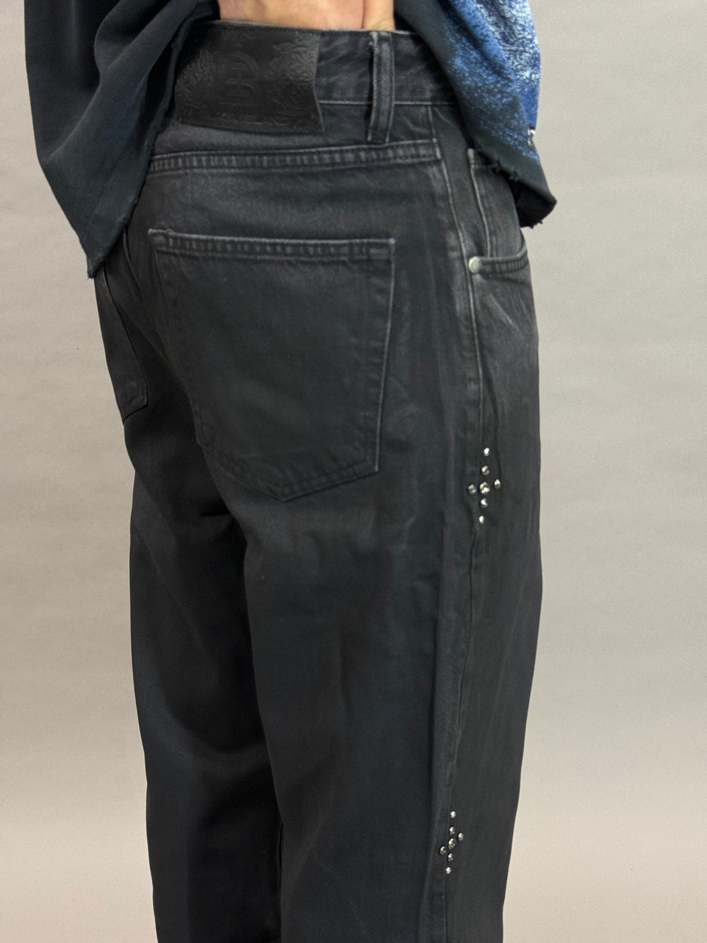 Wide Leg Black Baggy