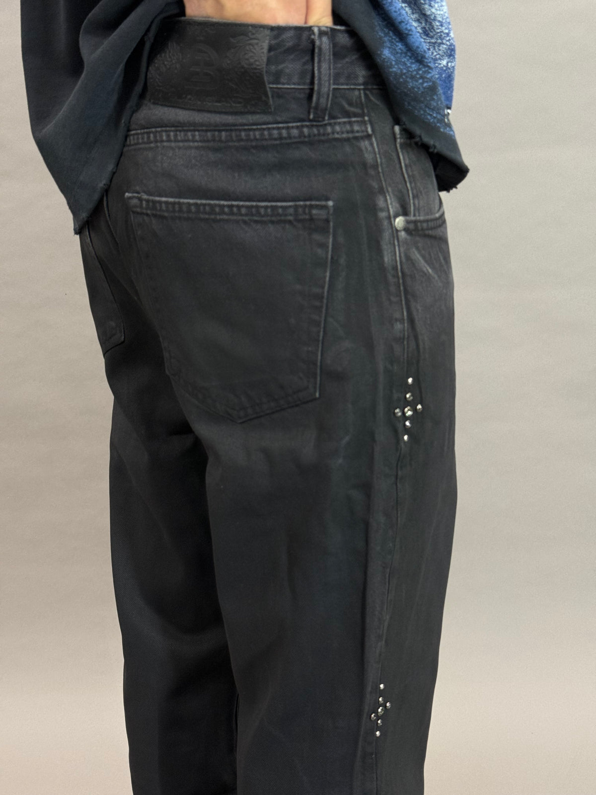 Wide Leg Black Baggy