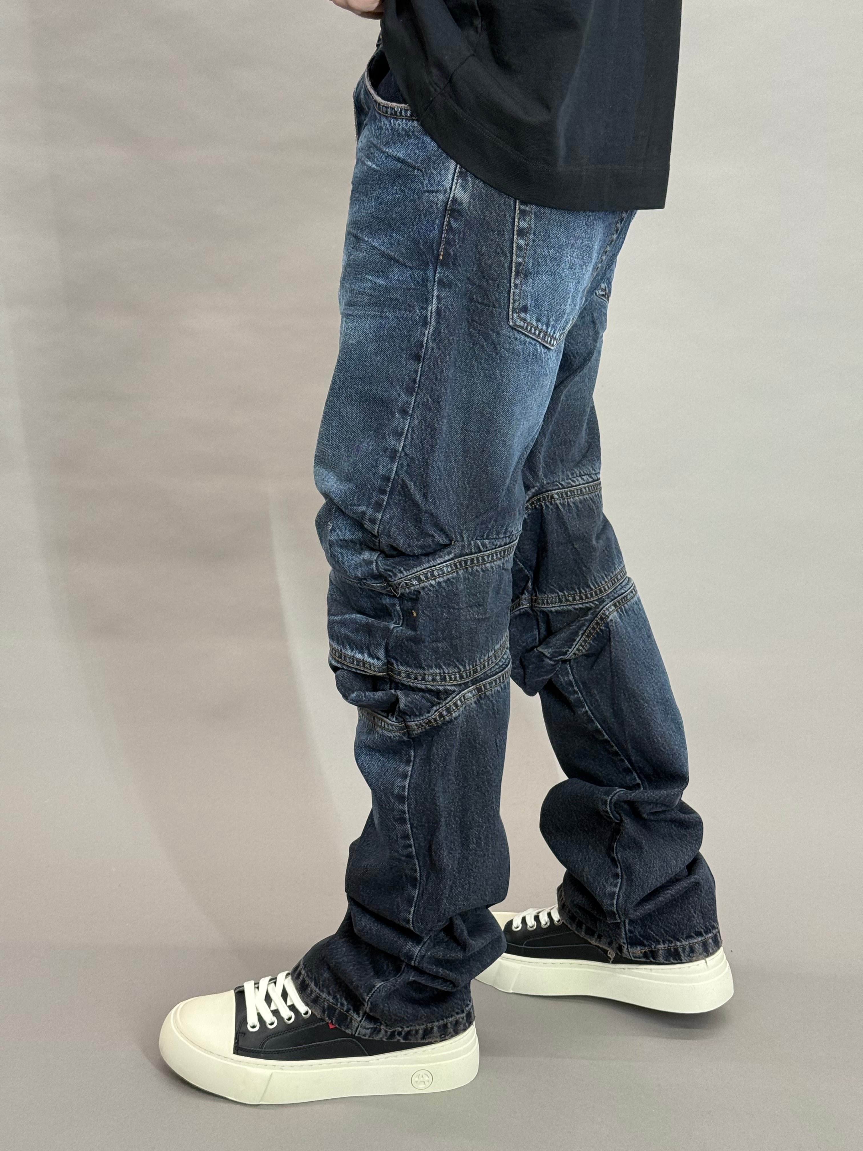 Knee Processing Blue Baggy