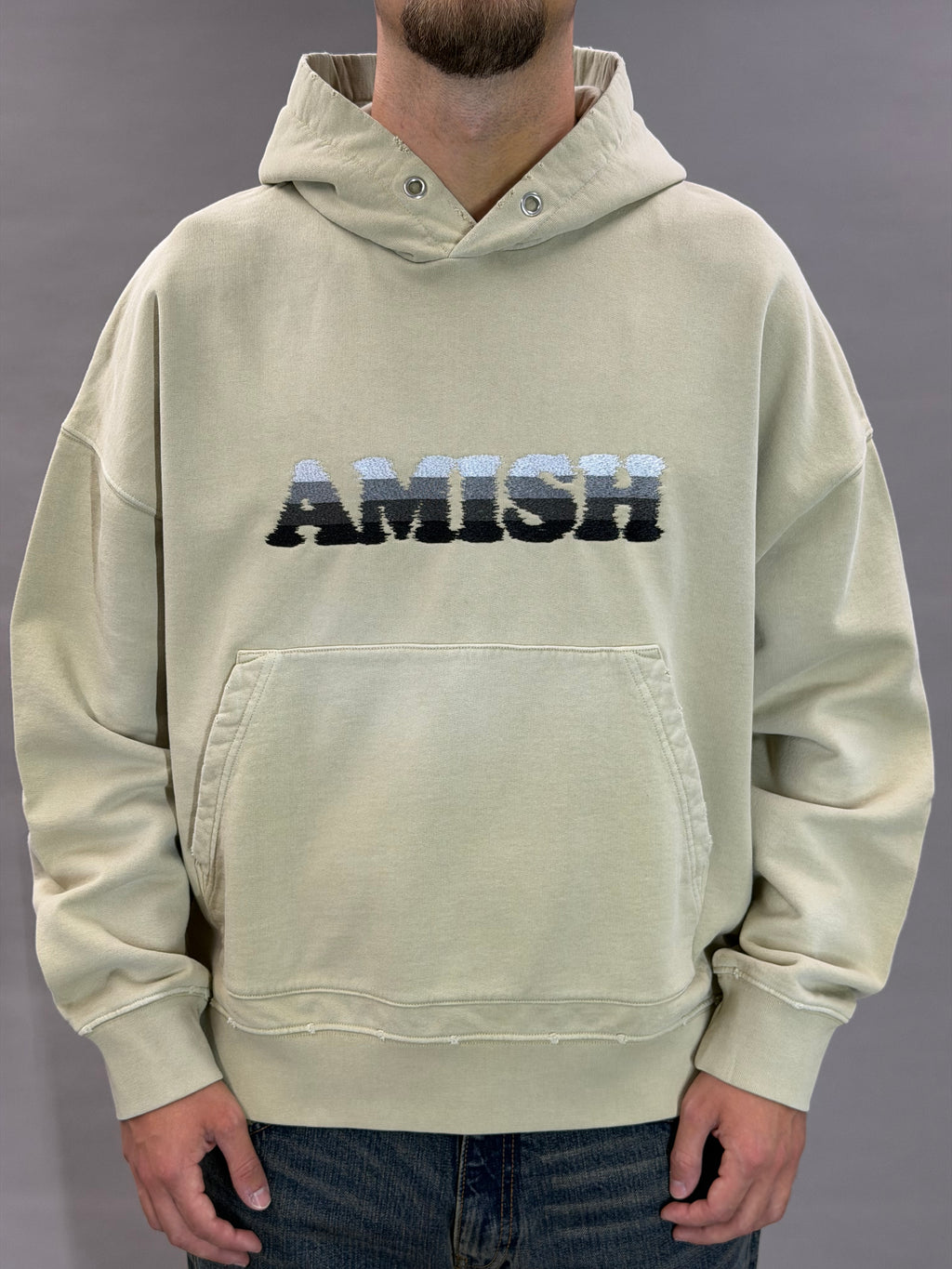 Hood Sweater imperfect Amish