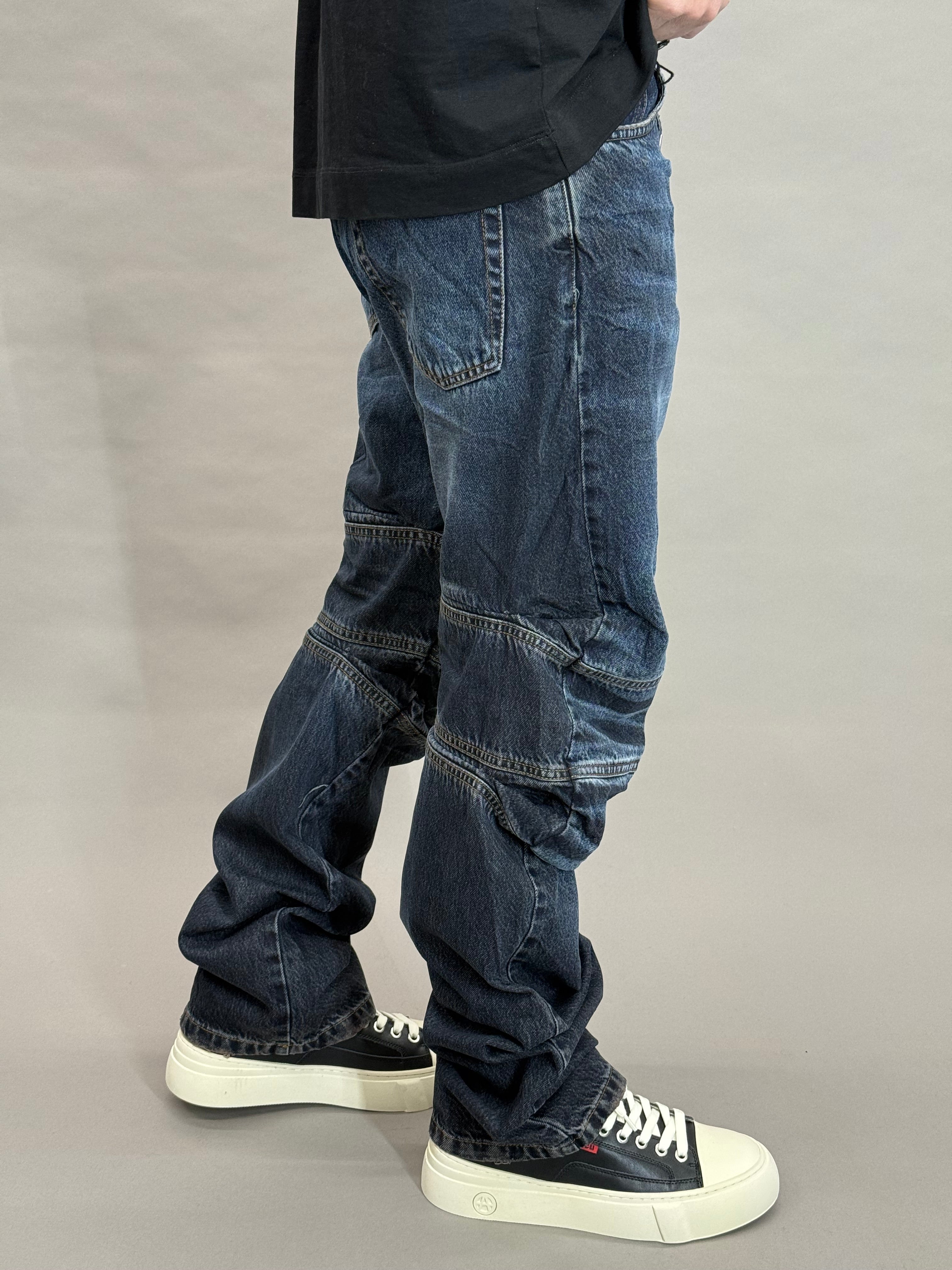 Knee Processing Blue Baggy