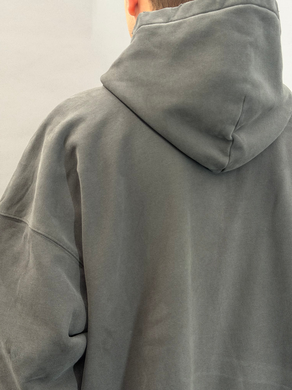 Hood Zip Sweater Micrologo Amish