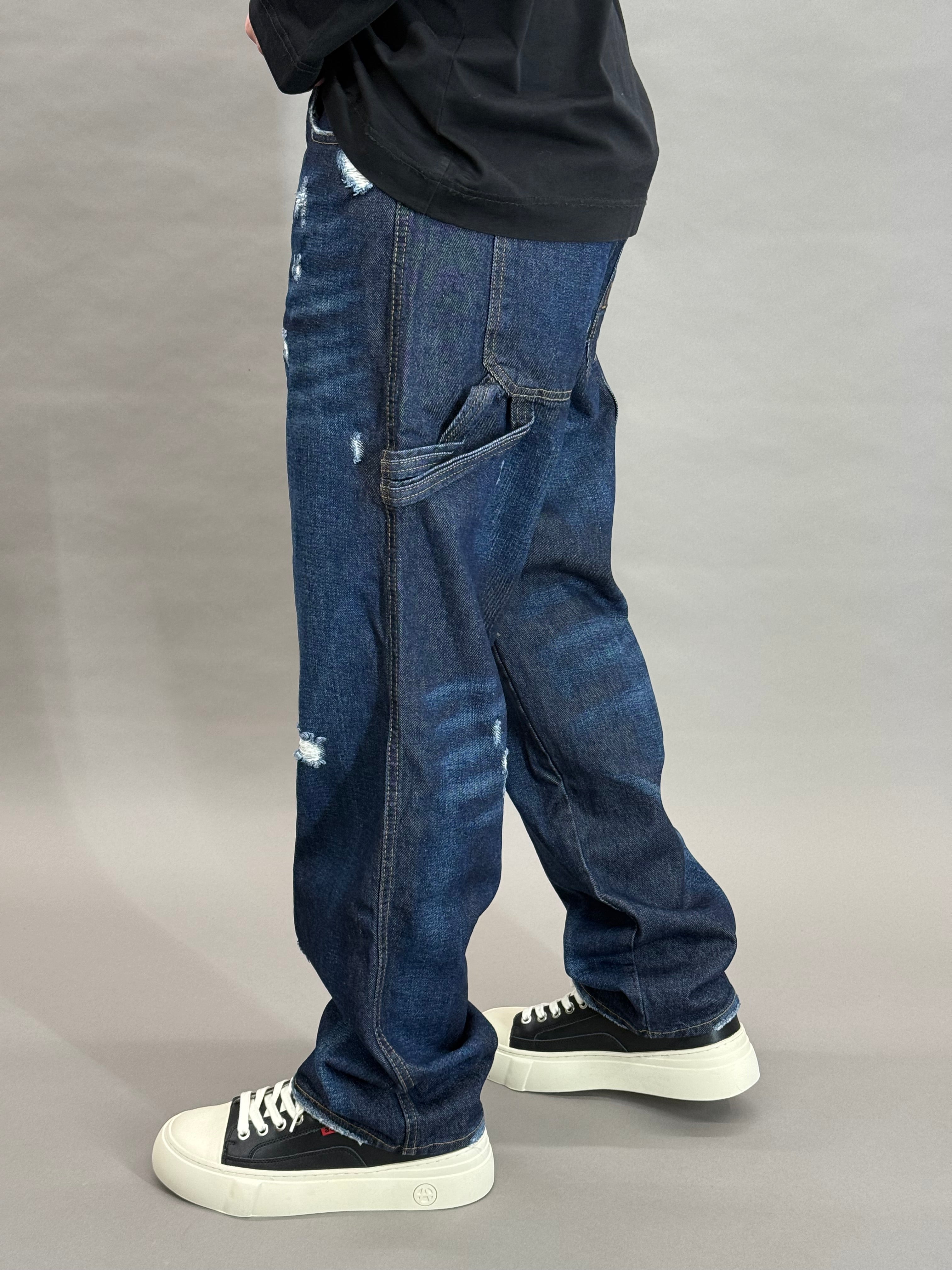 Baggy Work Dirty Blue Priority