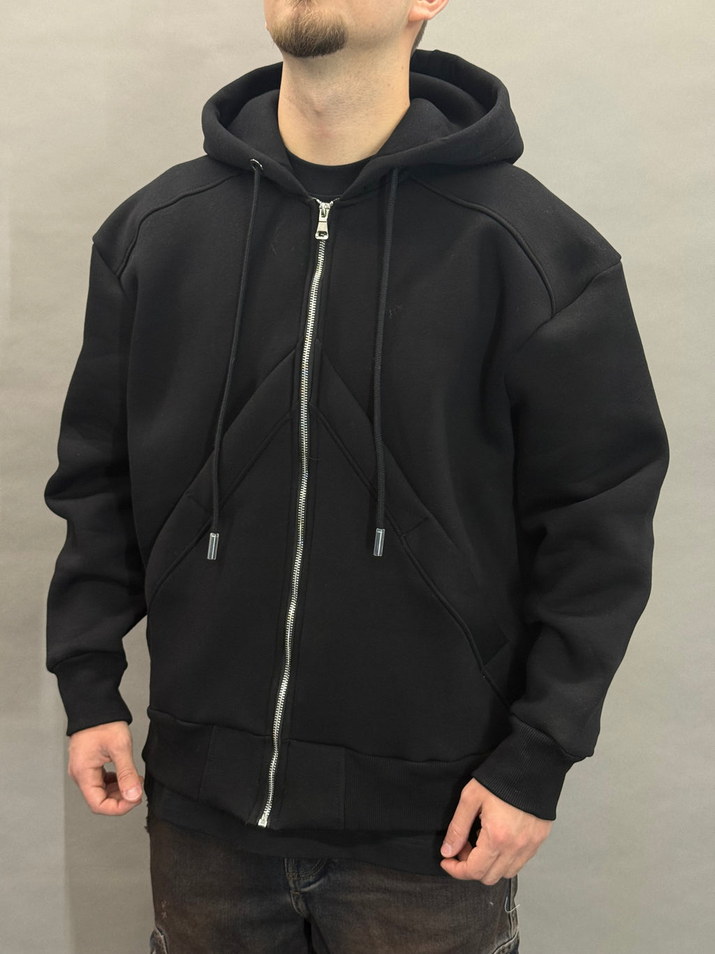 Black Side Slotted Pouch