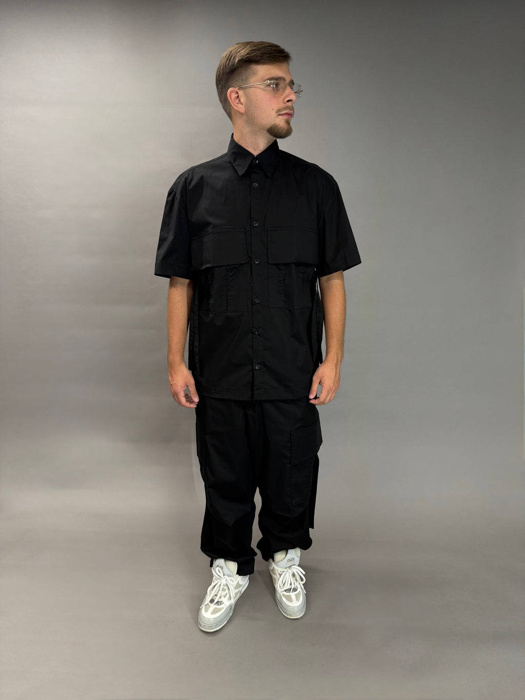 Double Pocket Cargo Black