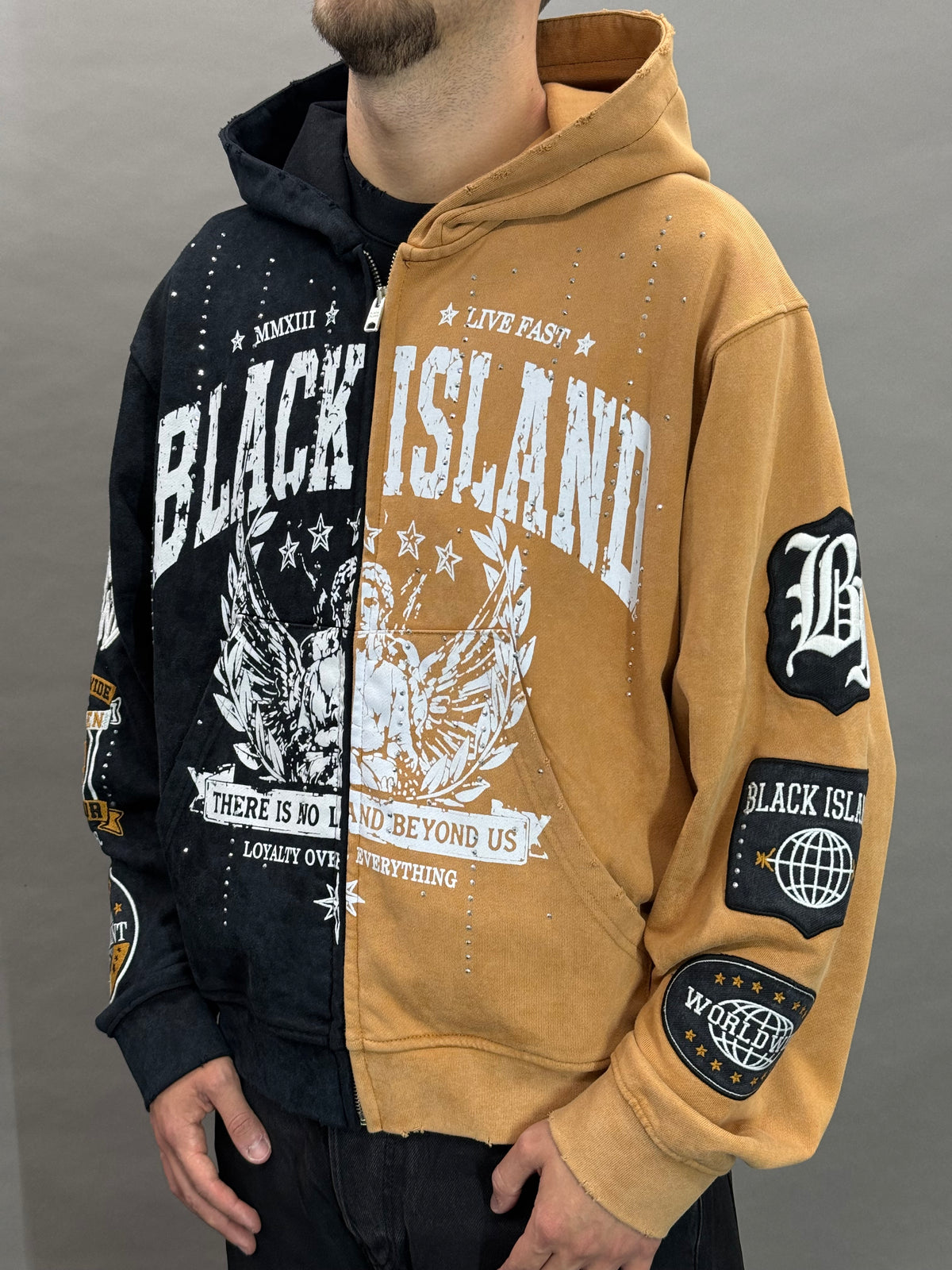 Split Angel Black/Beige BI