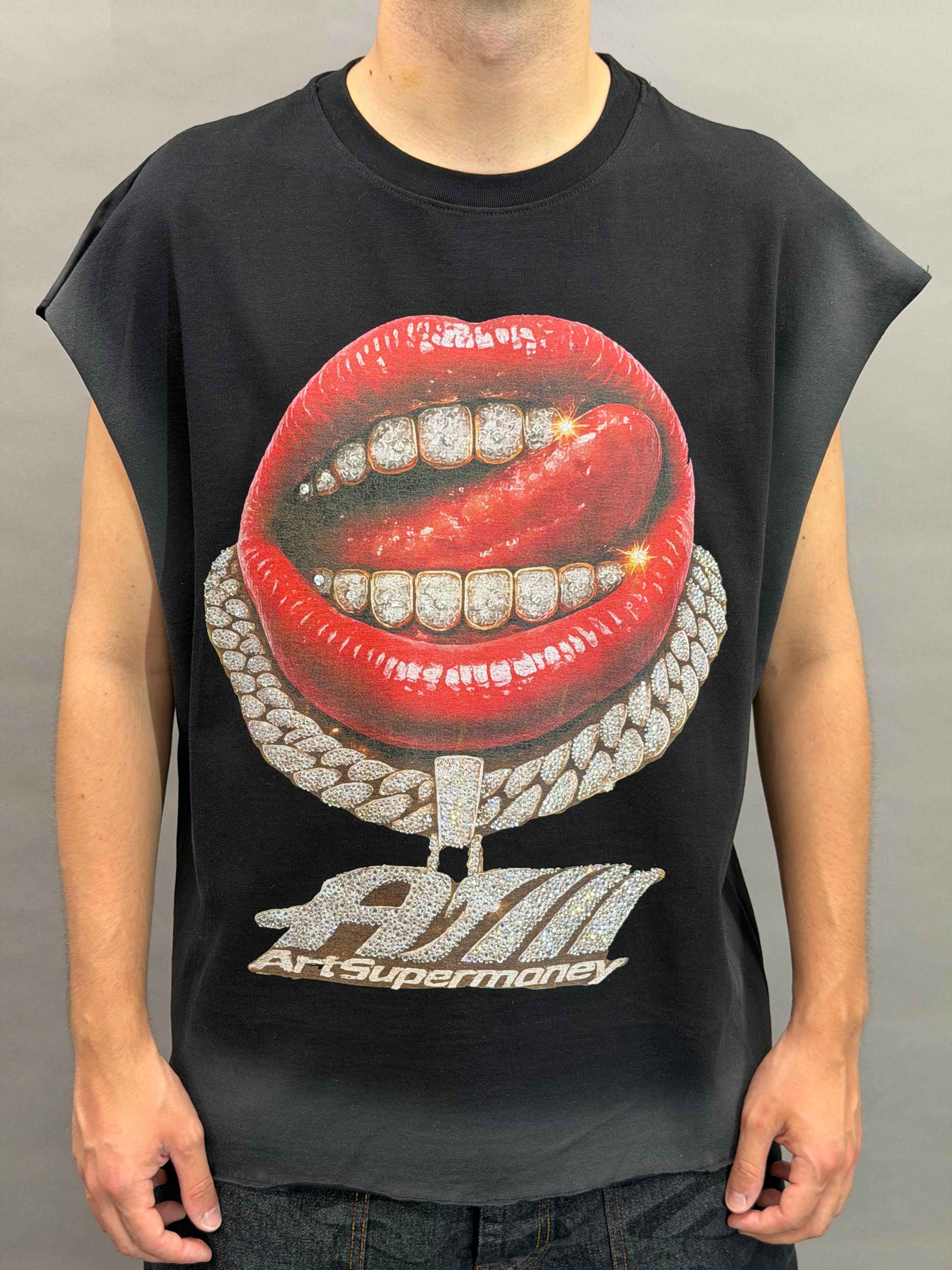 Grillz Black Sleeveless