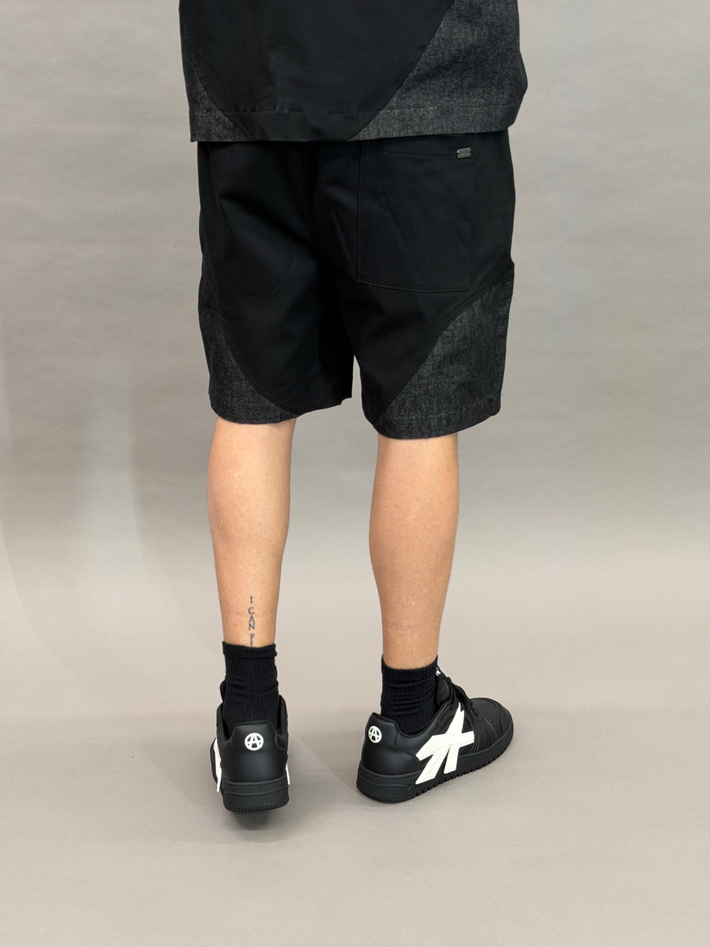 Coord Double Jeans Black
