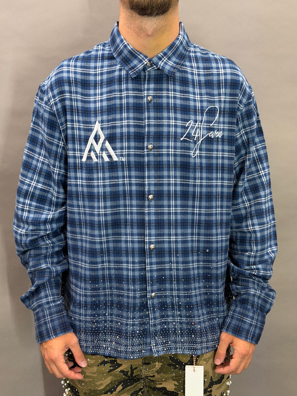 Flannel Blue Paper