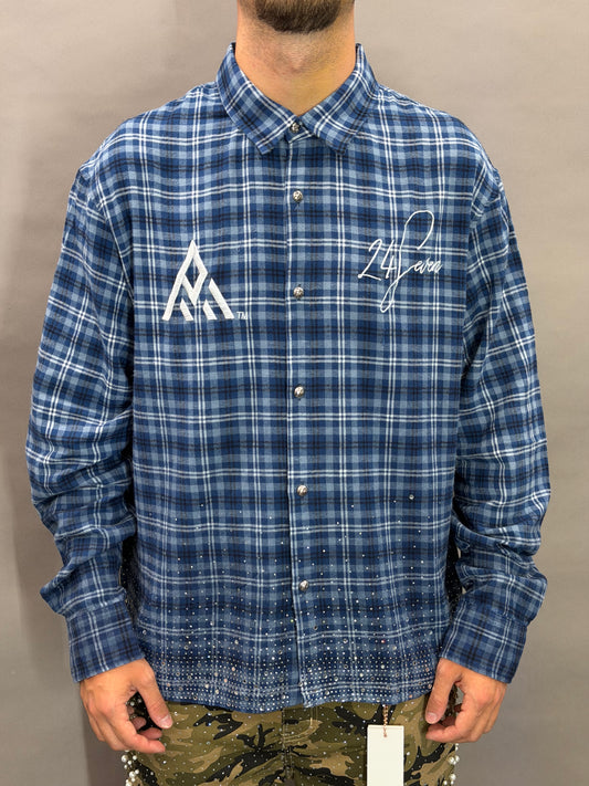 Flannel Blue Paper