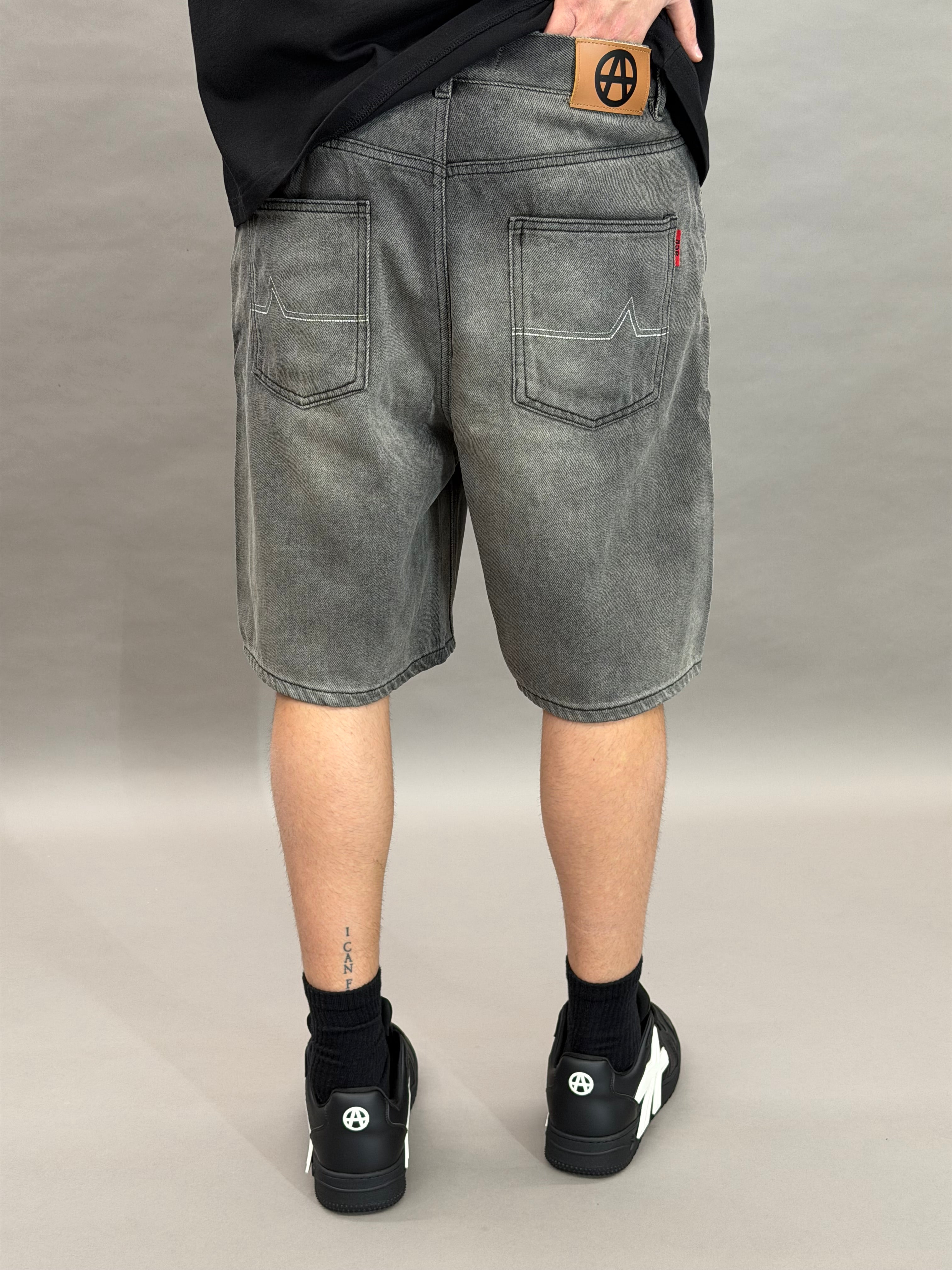 Grey Black Short