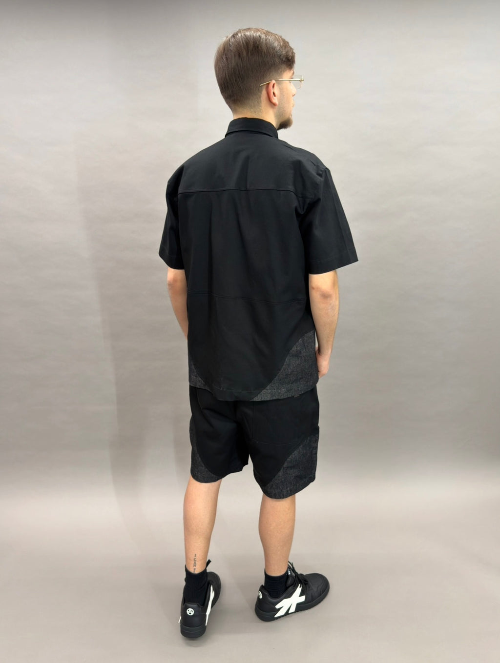 Coord Double Jeans Black