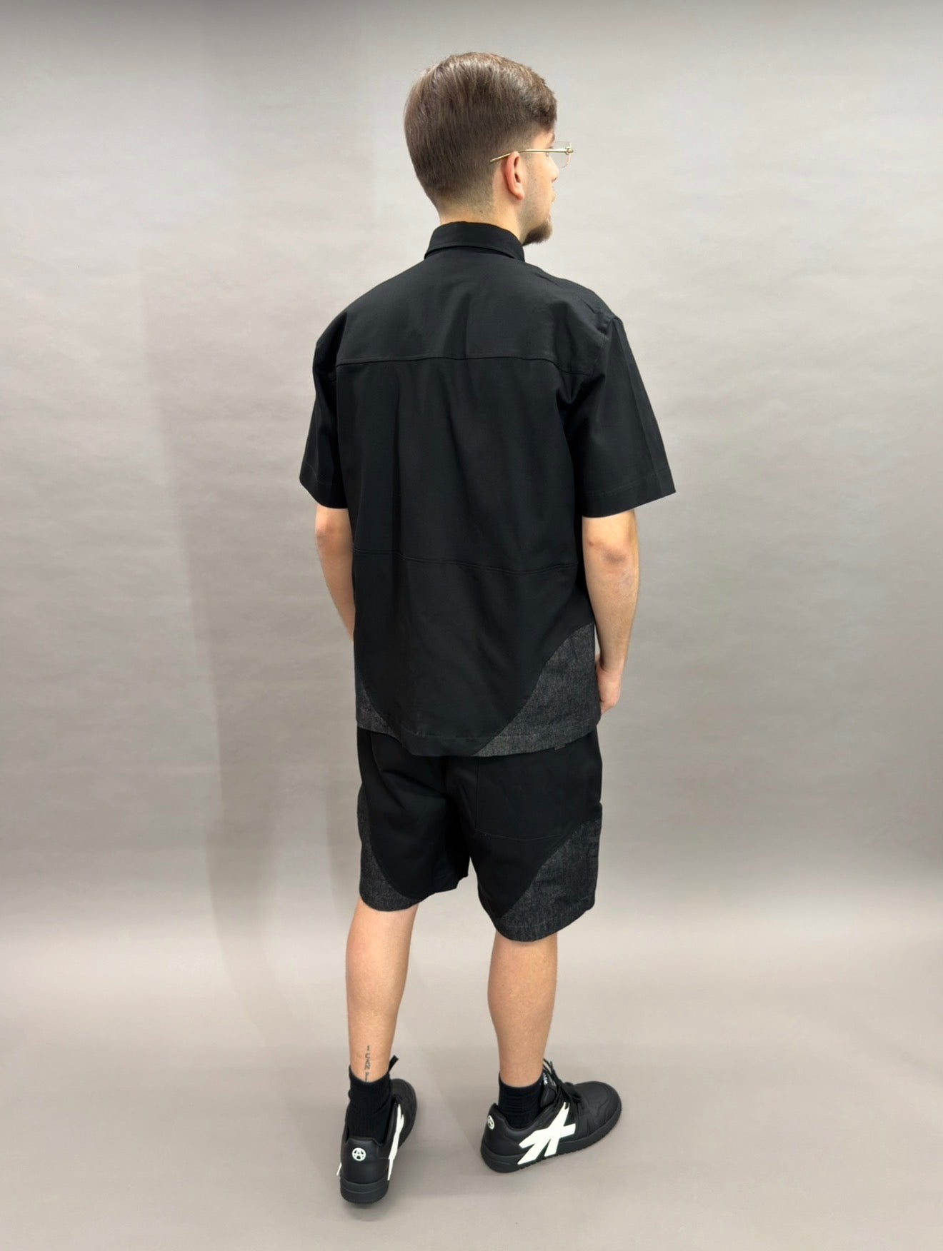 Coord Double Jeans Black