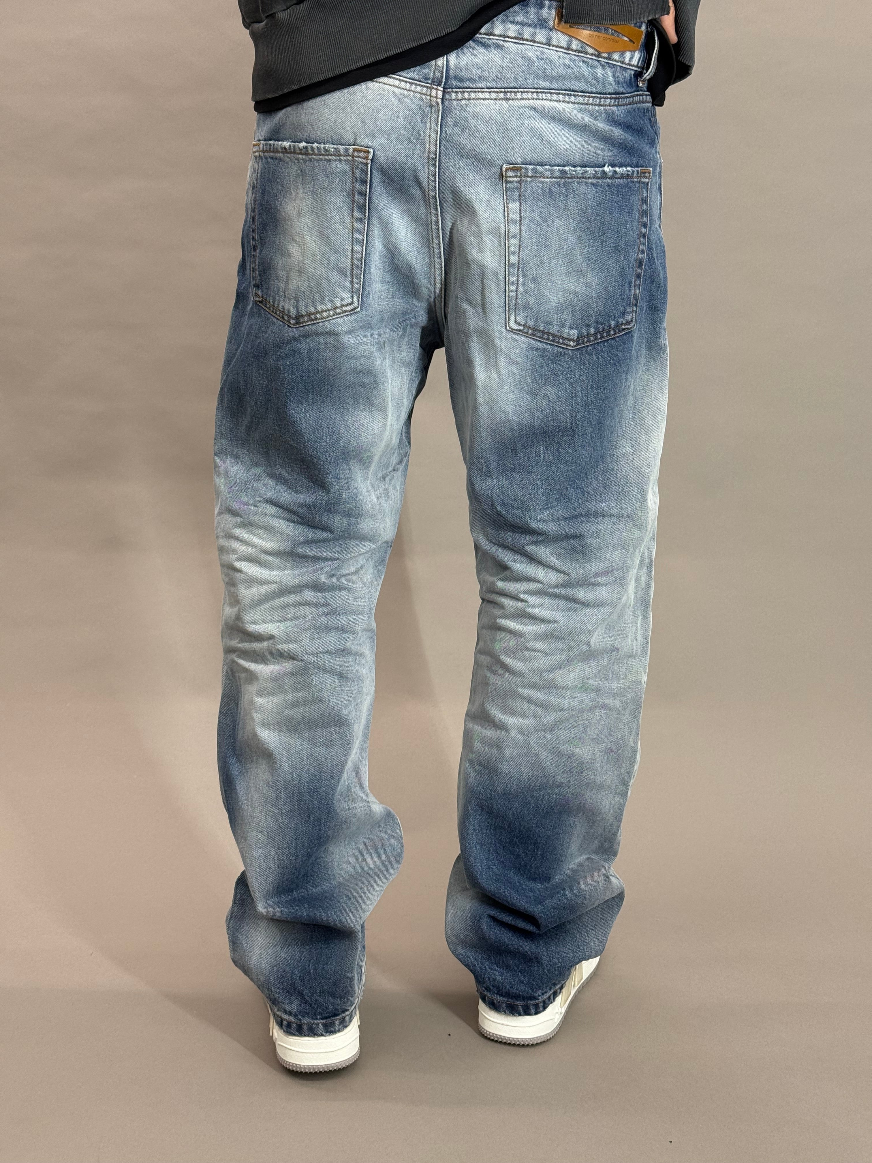 Carpenter Zip Blue Baggy