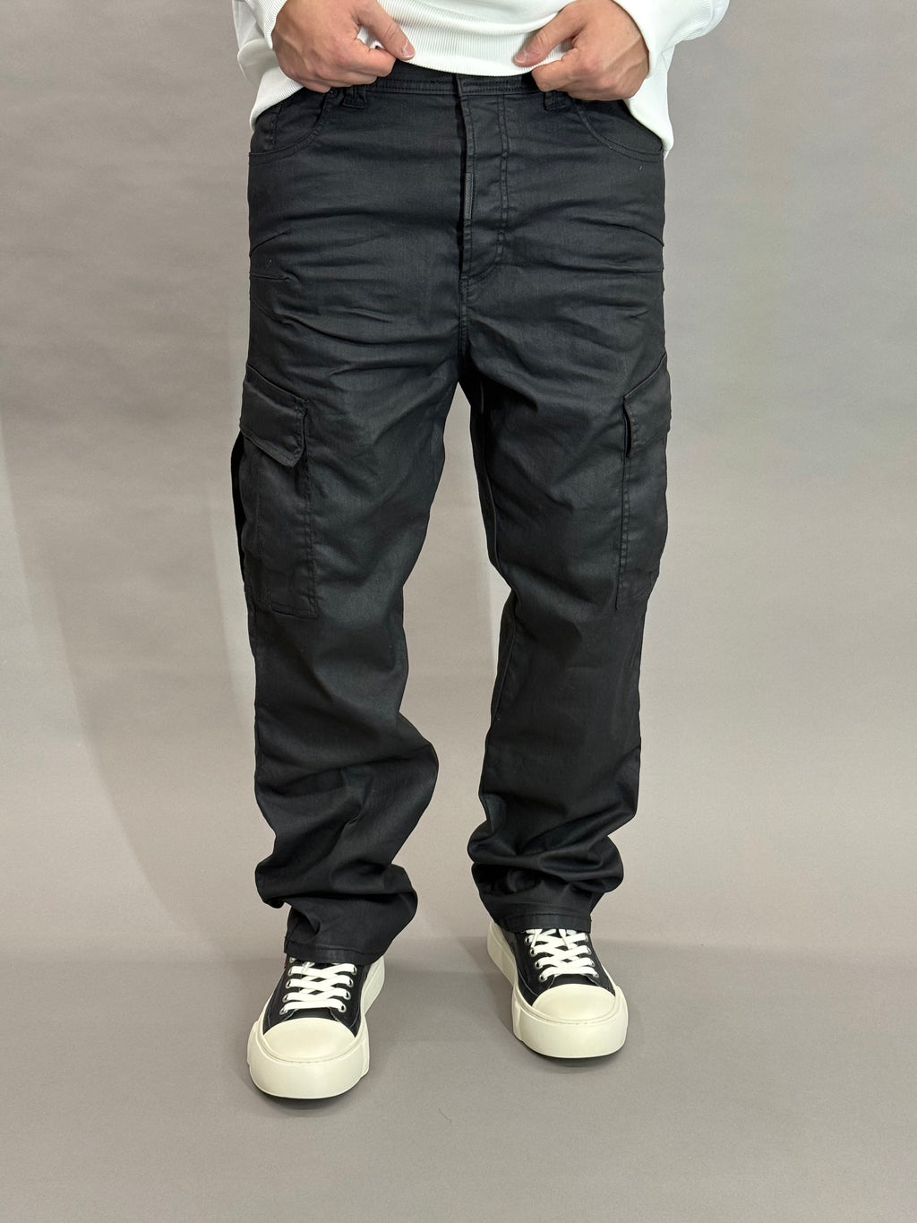 Baggy Cargo Waxed Tex