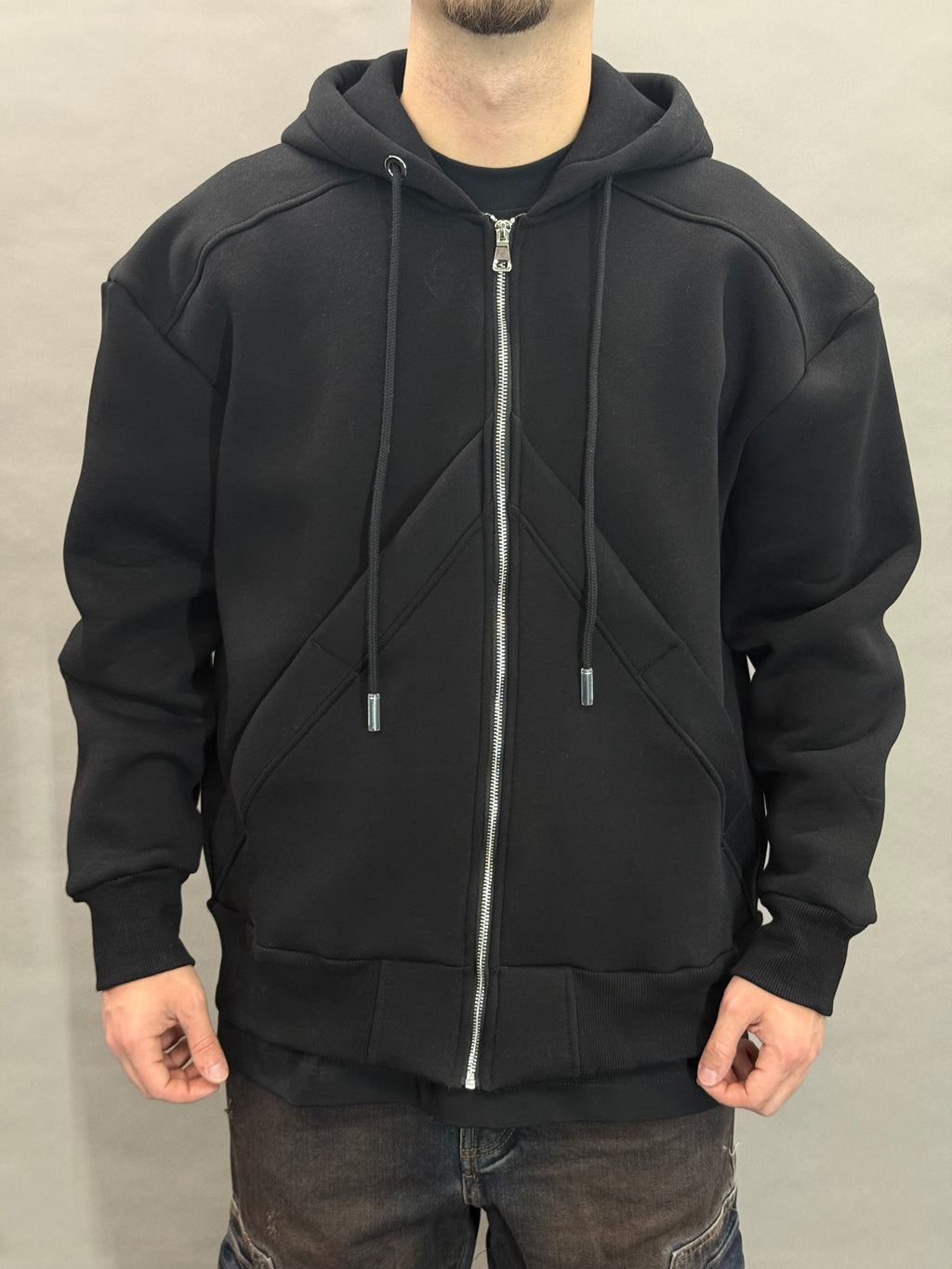 Black Side Slotted Pouch