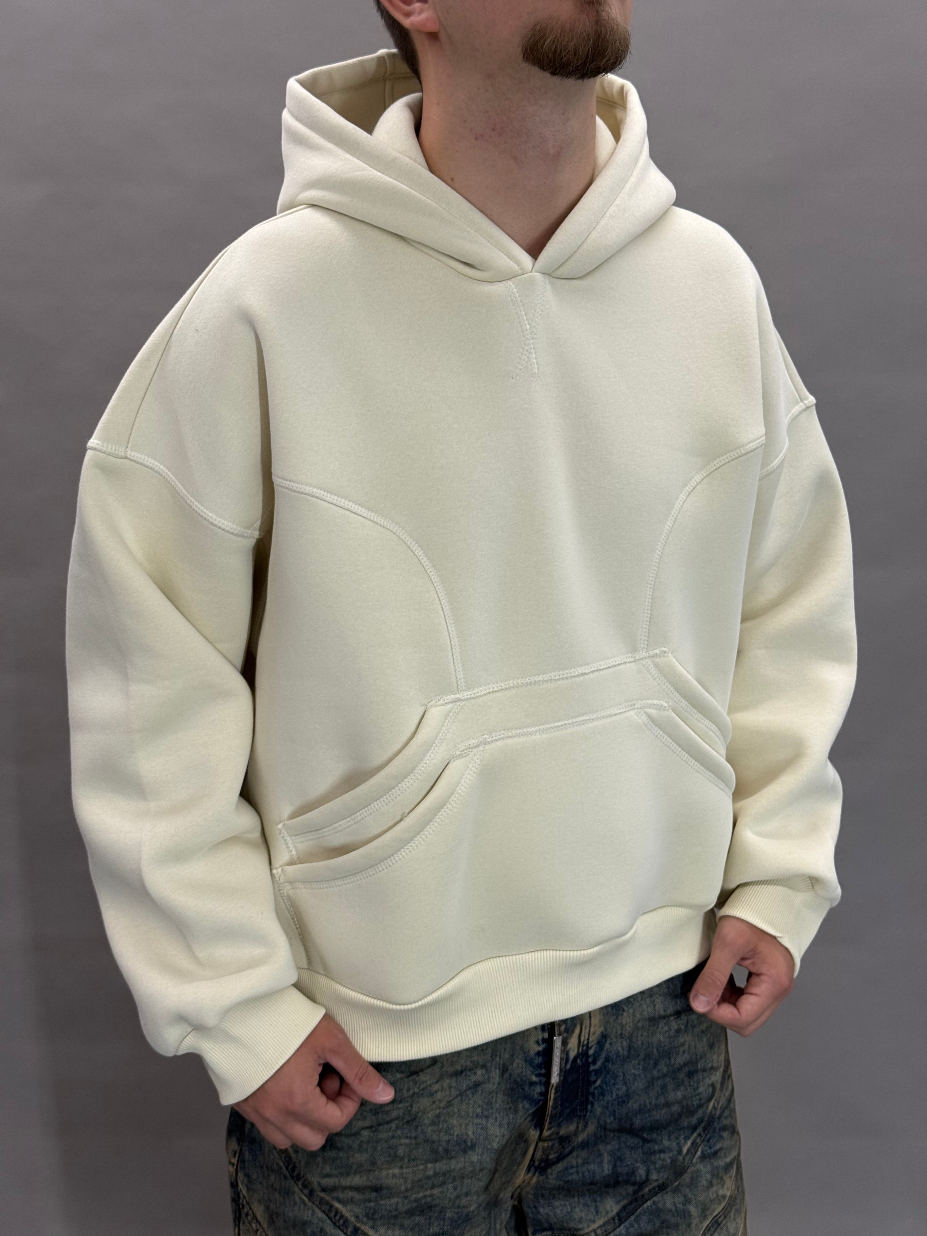 Butter Stitching Double Pouch