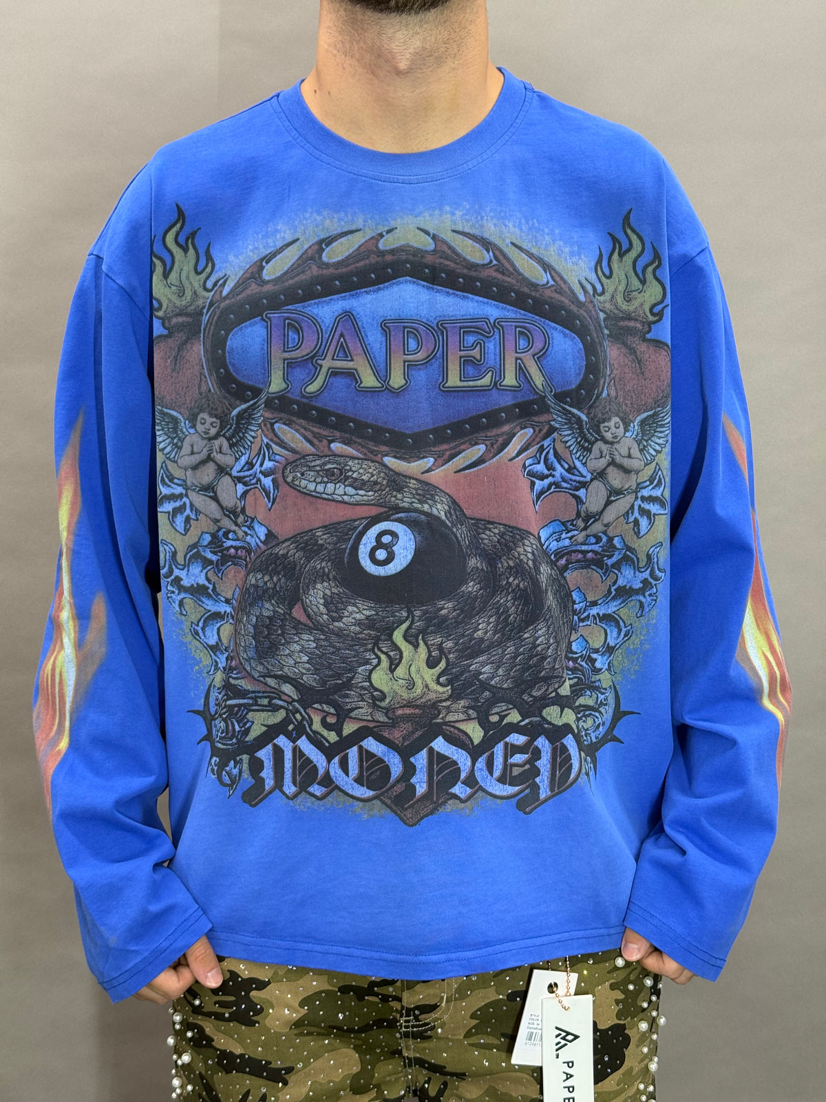 Cold Blood Blue Paper