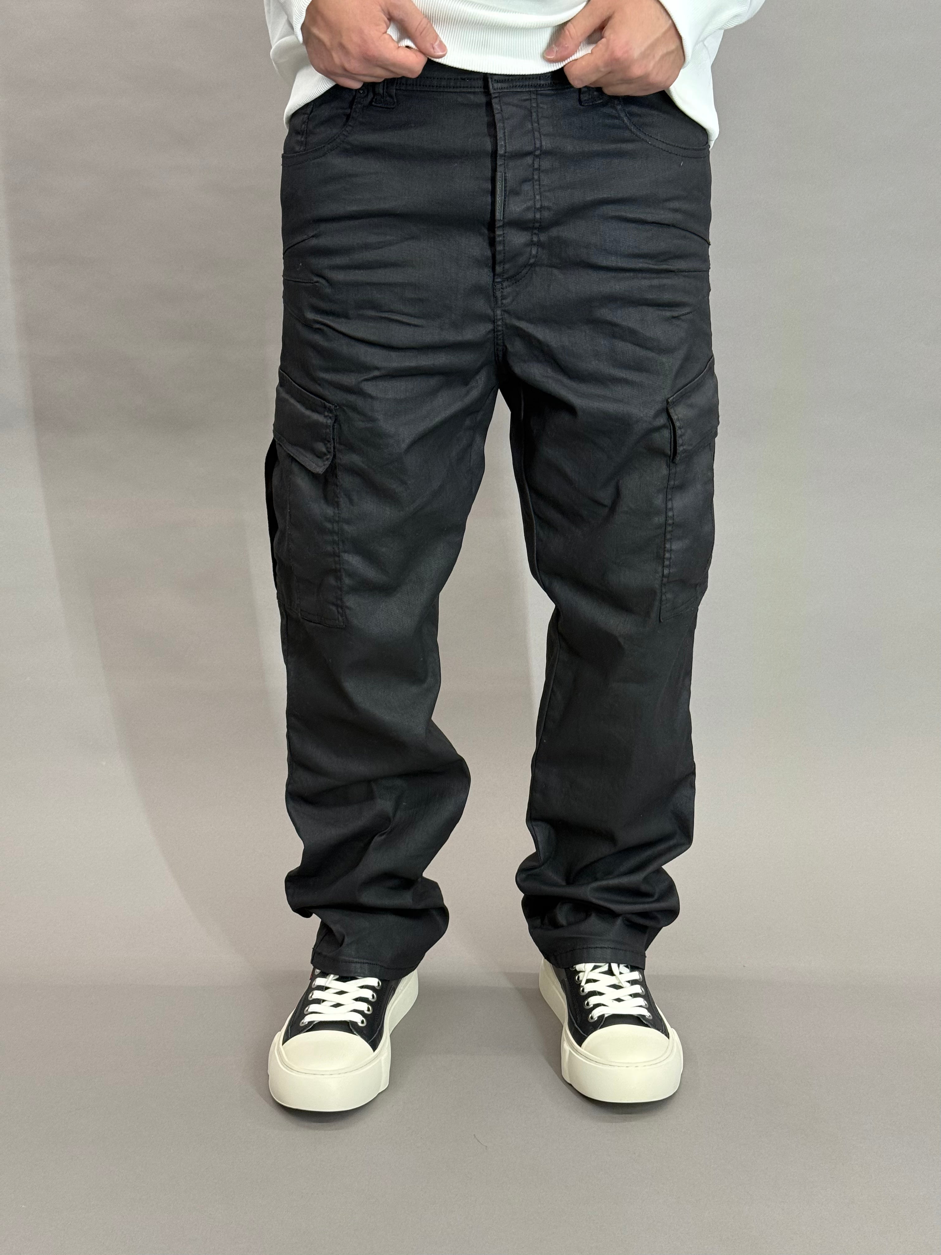 Baggy Cargo Waxed Tex