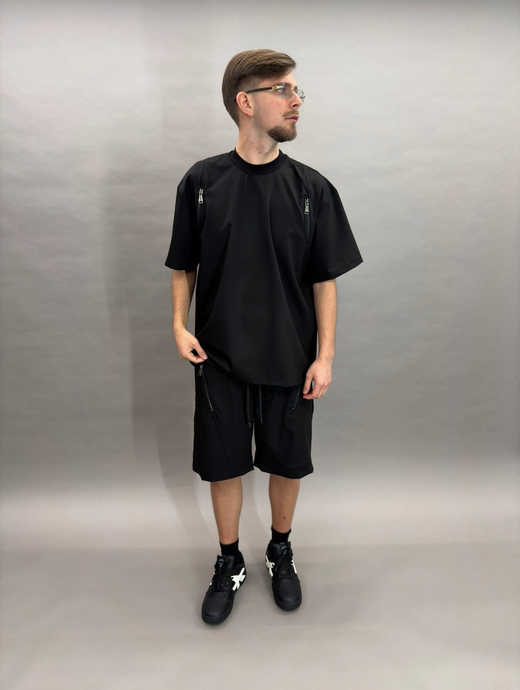 Coord Zip Black SYST