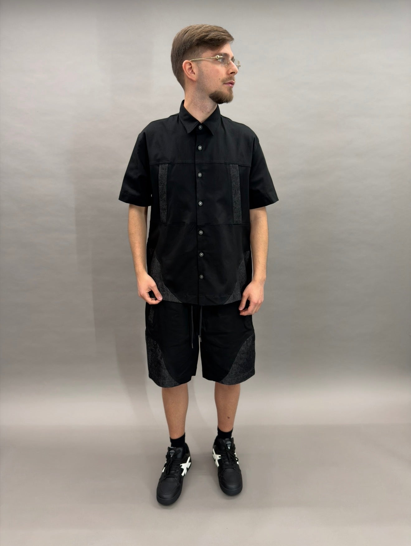 Coord Double Jeans Black