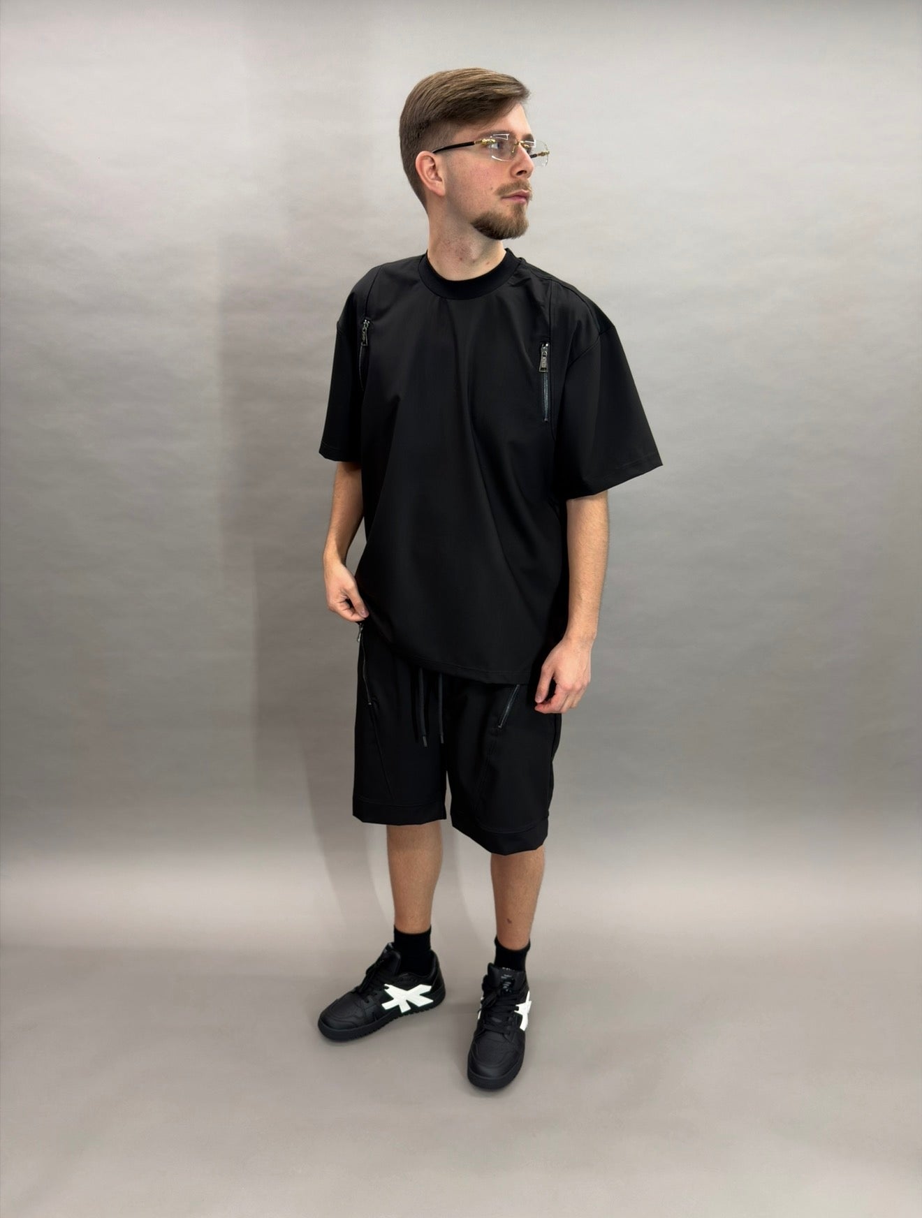 Coord Zip Black SYST