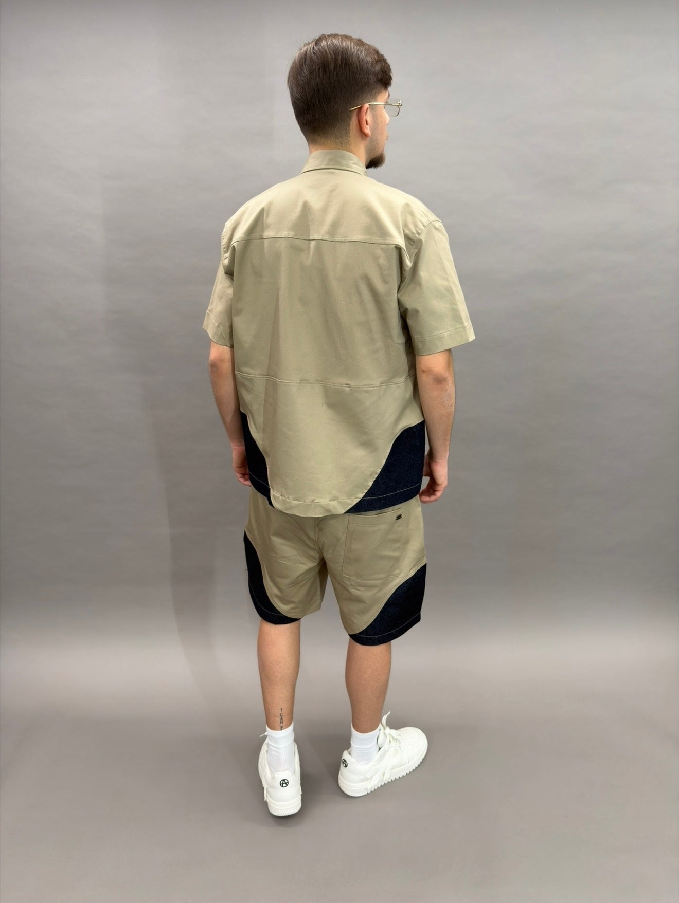 Coord Double Jeans Beige