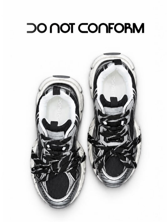 DNC Shoes02 BLK/SLV/WHI